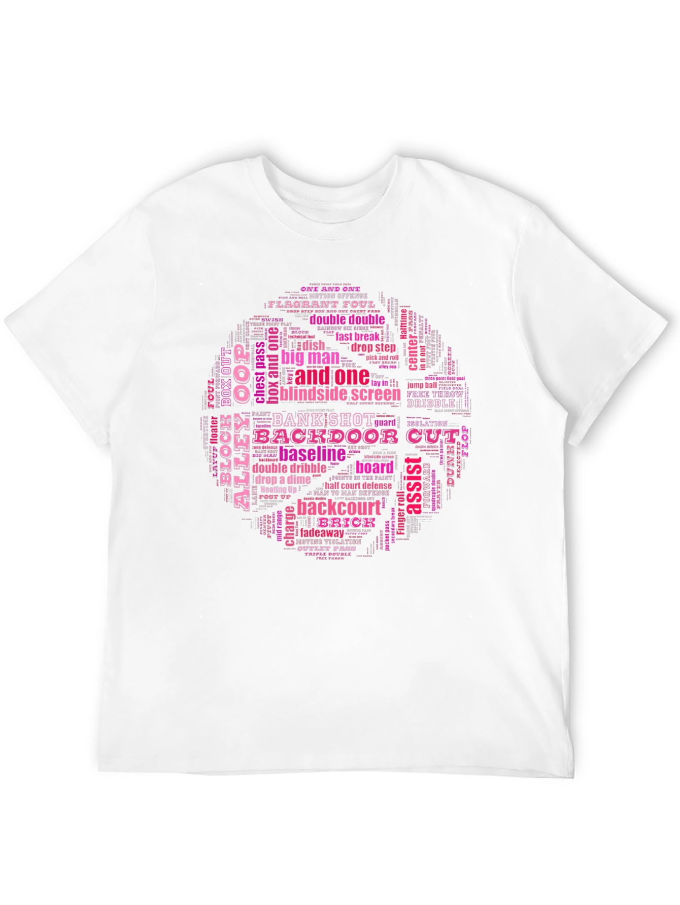 Basketball Terms Graphic T-Shirt