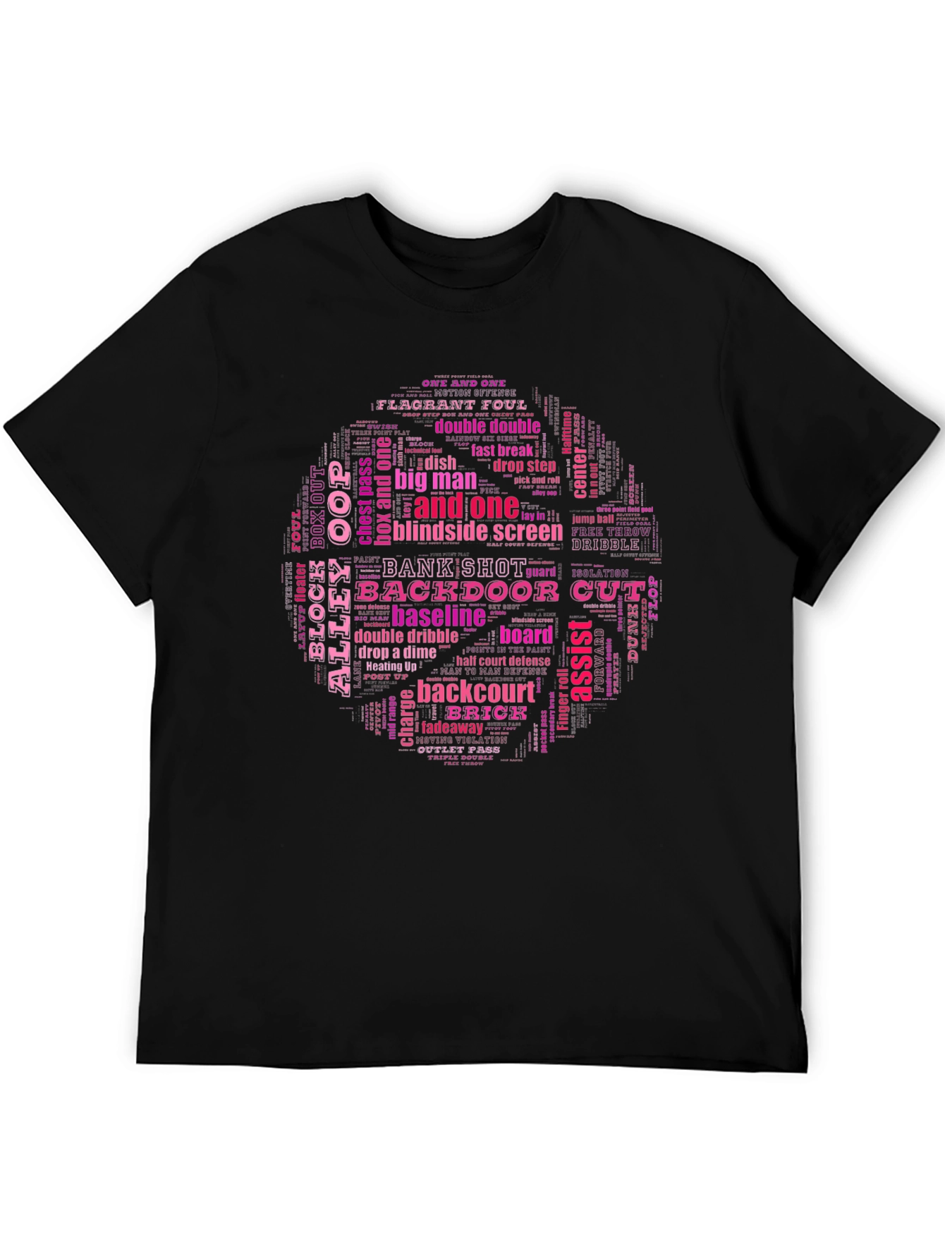 Basketball Terms Graphic T-Shirt