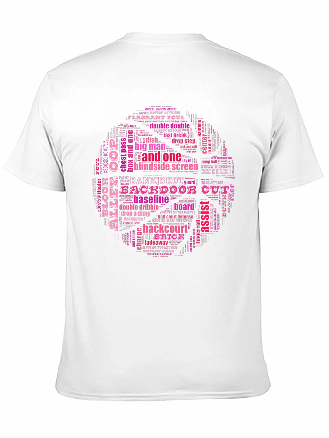 Basketball Terms Graphic T-Shirt