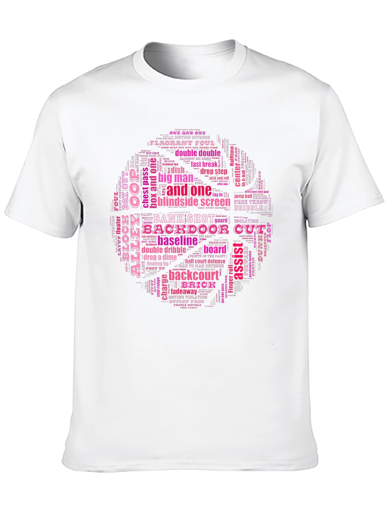 Basketball Terms Graphic T-Shirt