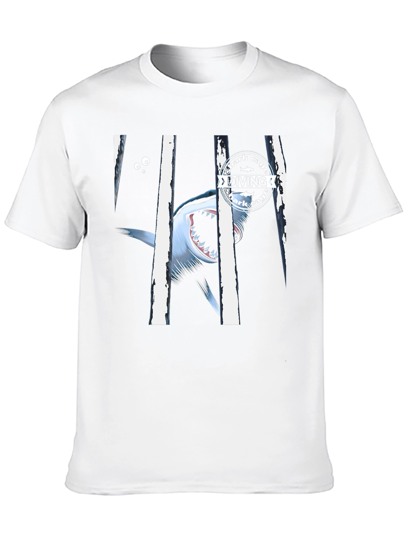 Shark Cage Diving T-Shirt - Ocean Adventure Tee