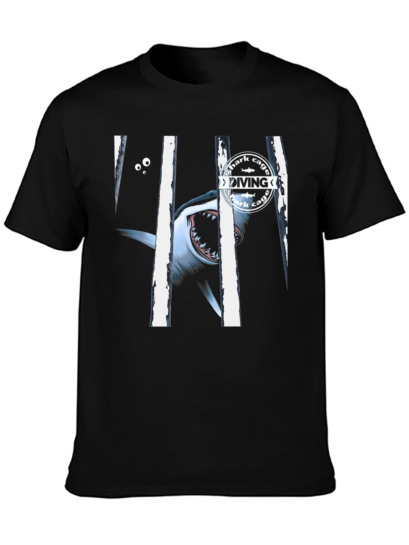 Shark Cage Diving T-Shirt - Ocean Adventure Tee