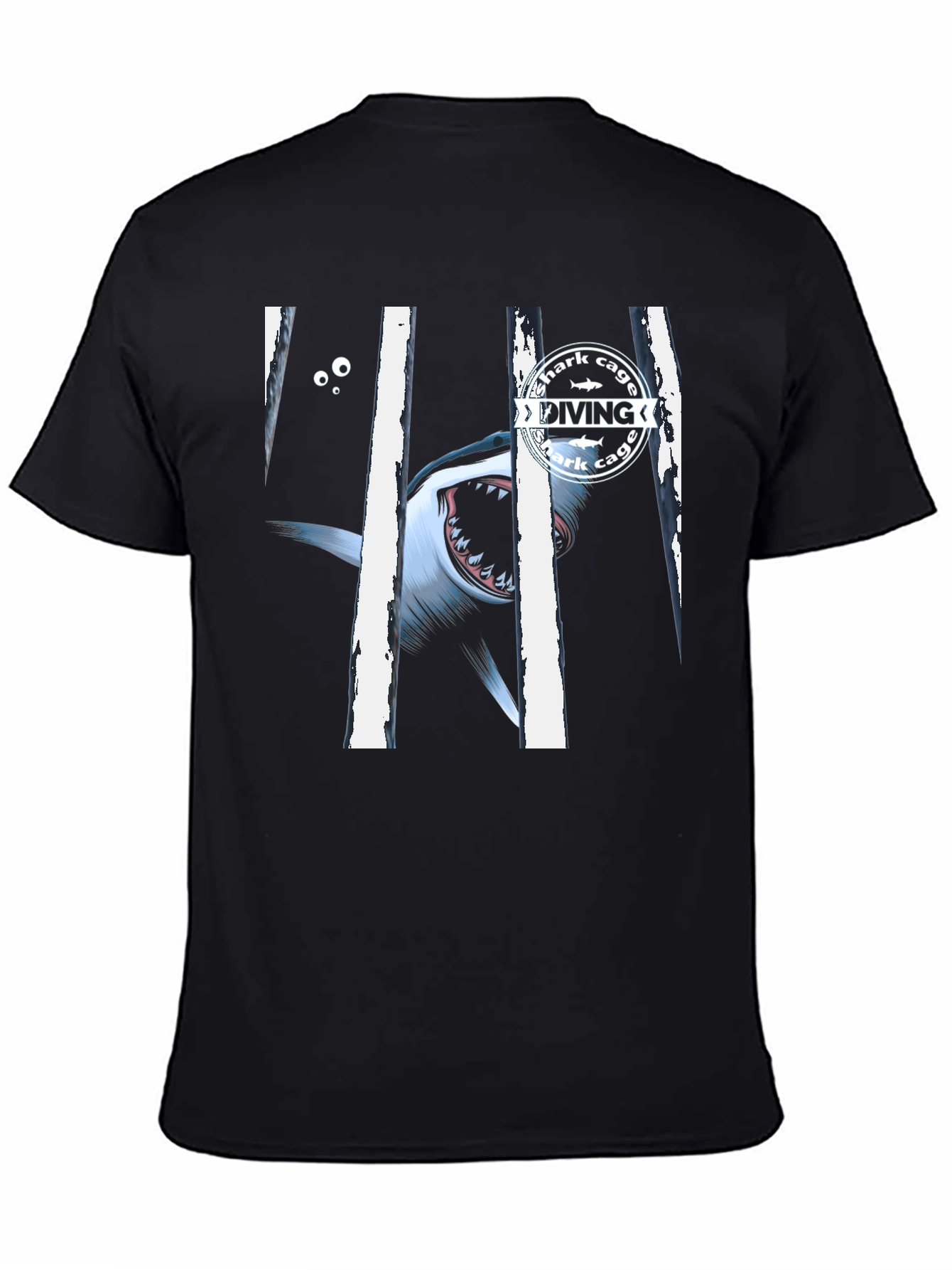 Shark Cage Diving T-Shirt - Ocean Adventure Tee