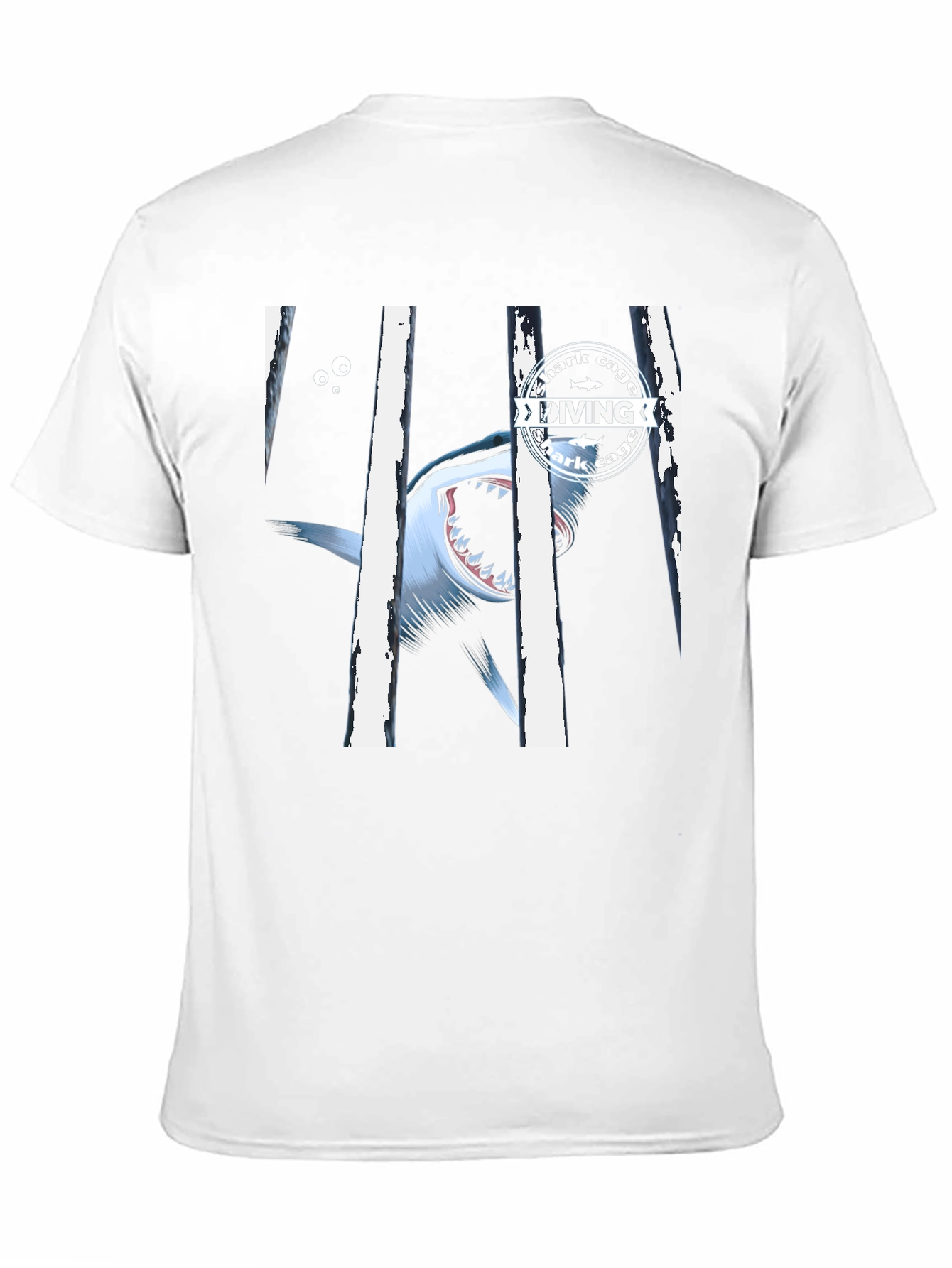 Shark Cage Diving T-Shirt - Ocean Adventure Tee
