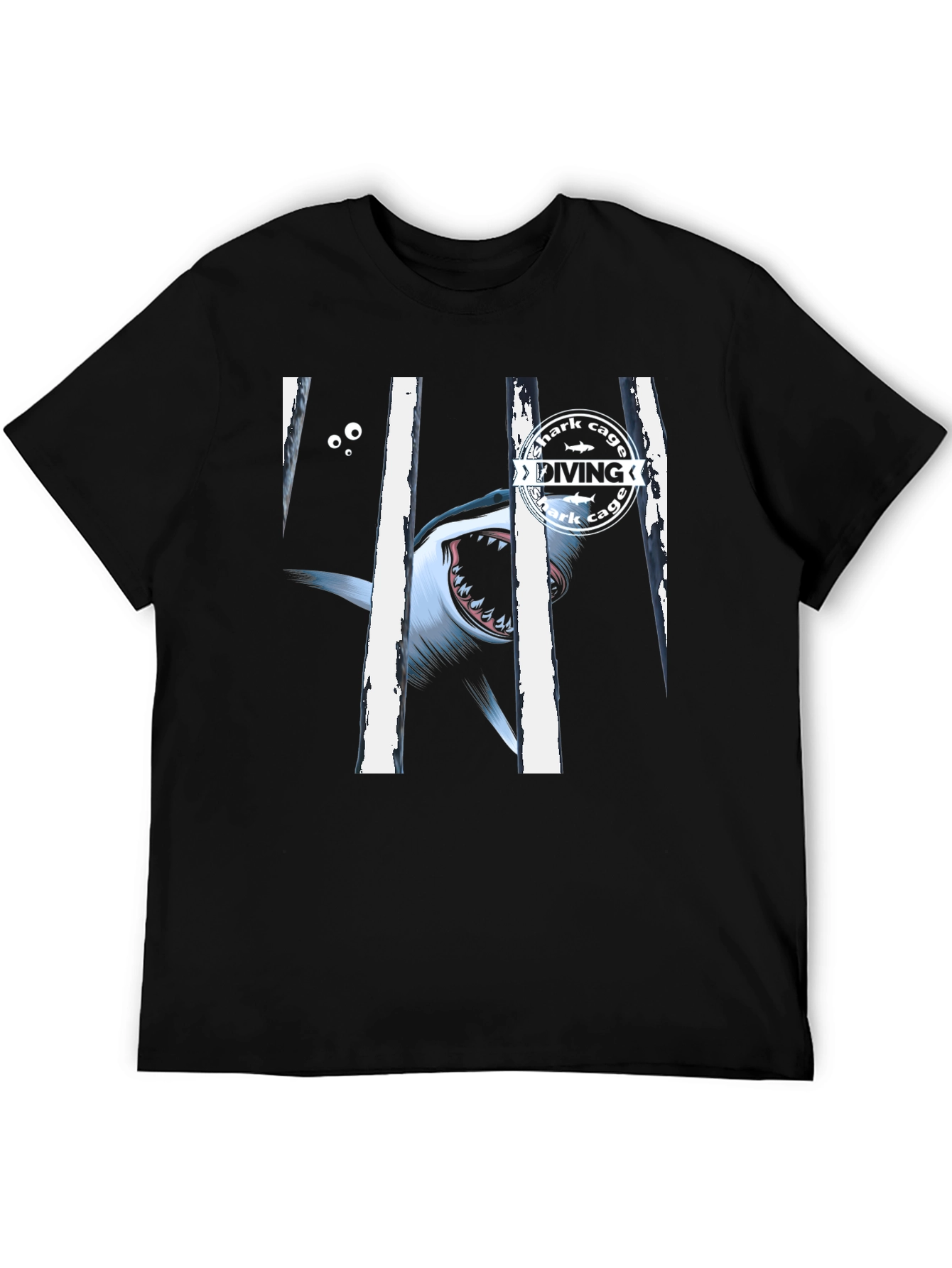 Shark Cage Diving T-Shirt - Ocean Adventure Tee