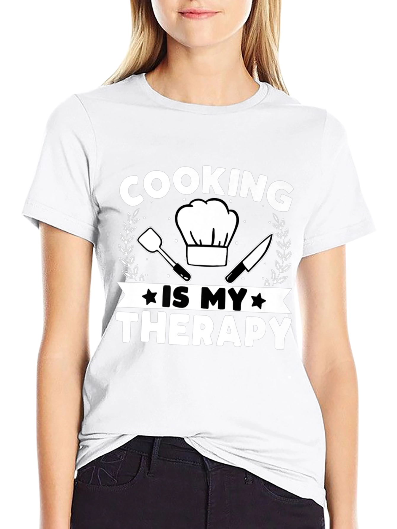 Cooking is My Therapy Graphic T-Shirt