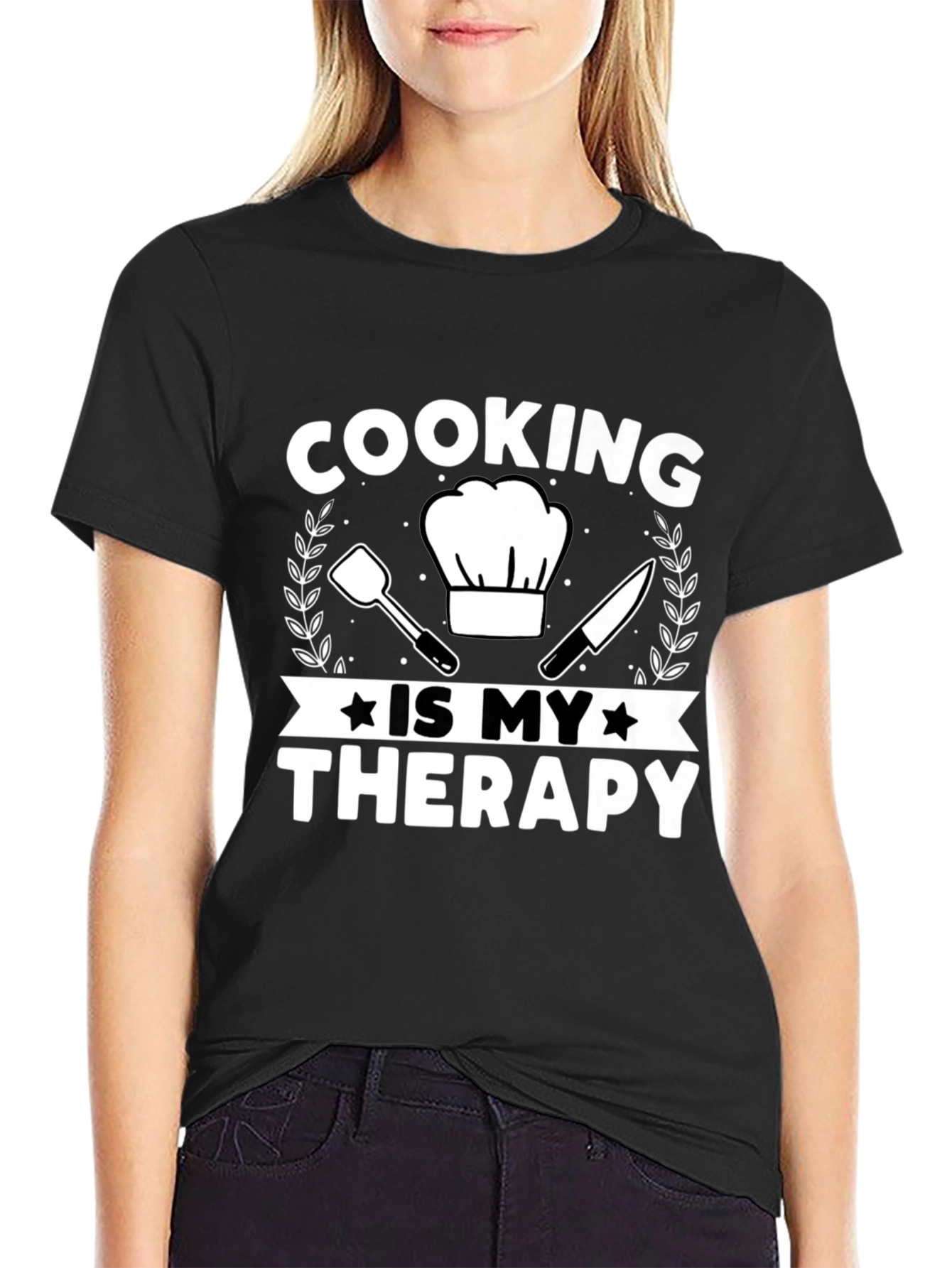 Cooking is My Therapy Graphic T-Shirt