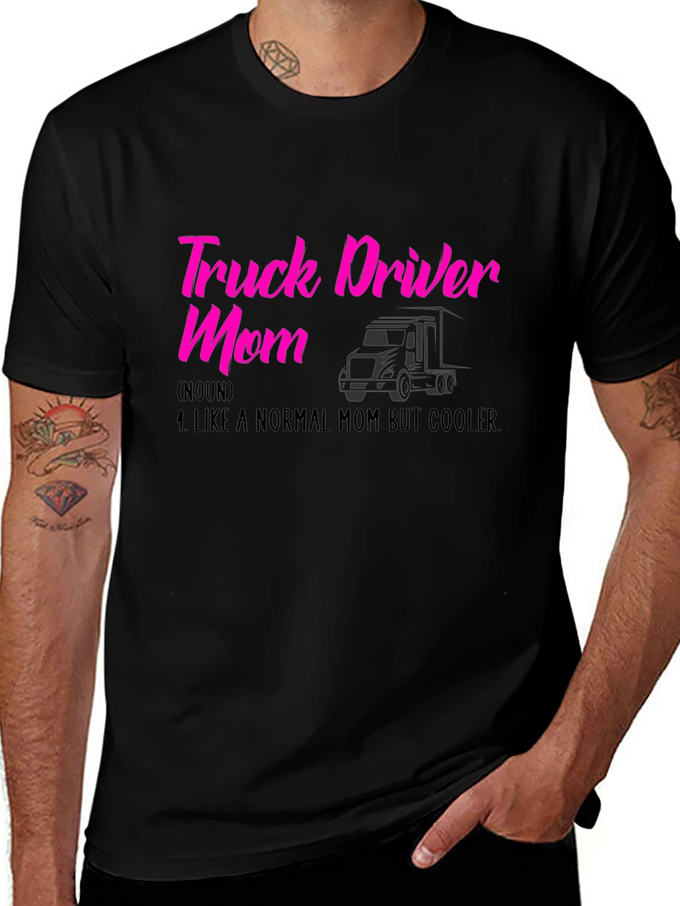 Truck Driver Mom T-Shirt