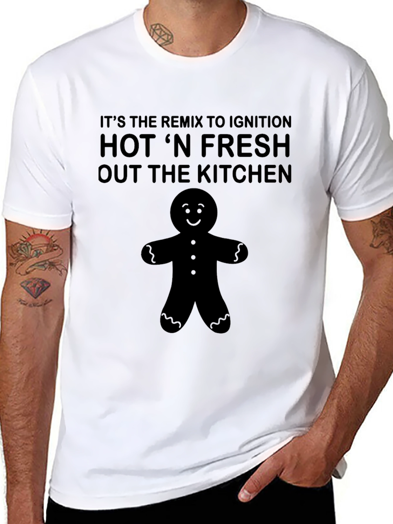 Hot N Fresh Gingerbread Man T-Shirt
