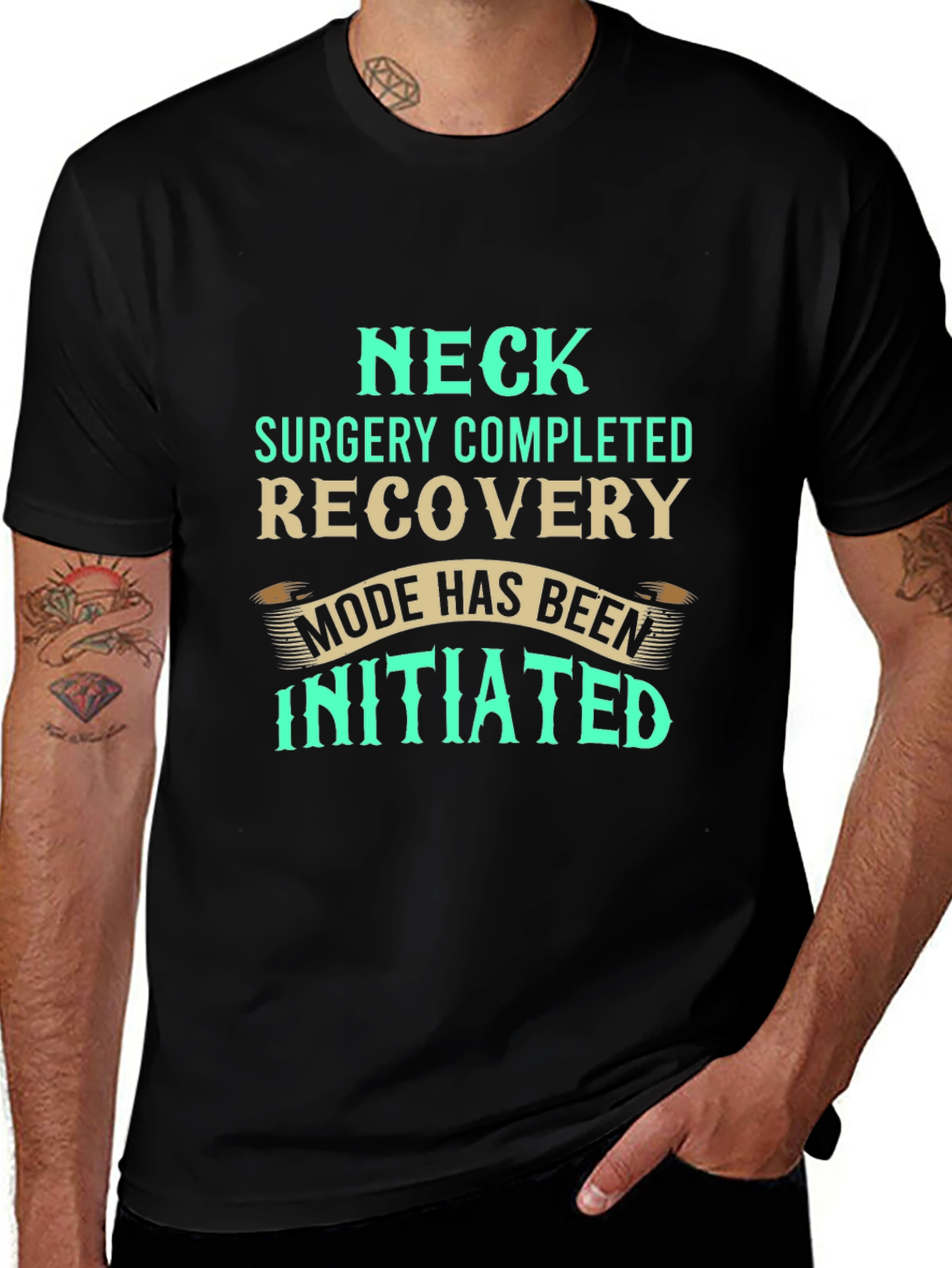 Neck Surgery Recovery Mode T-Shirt