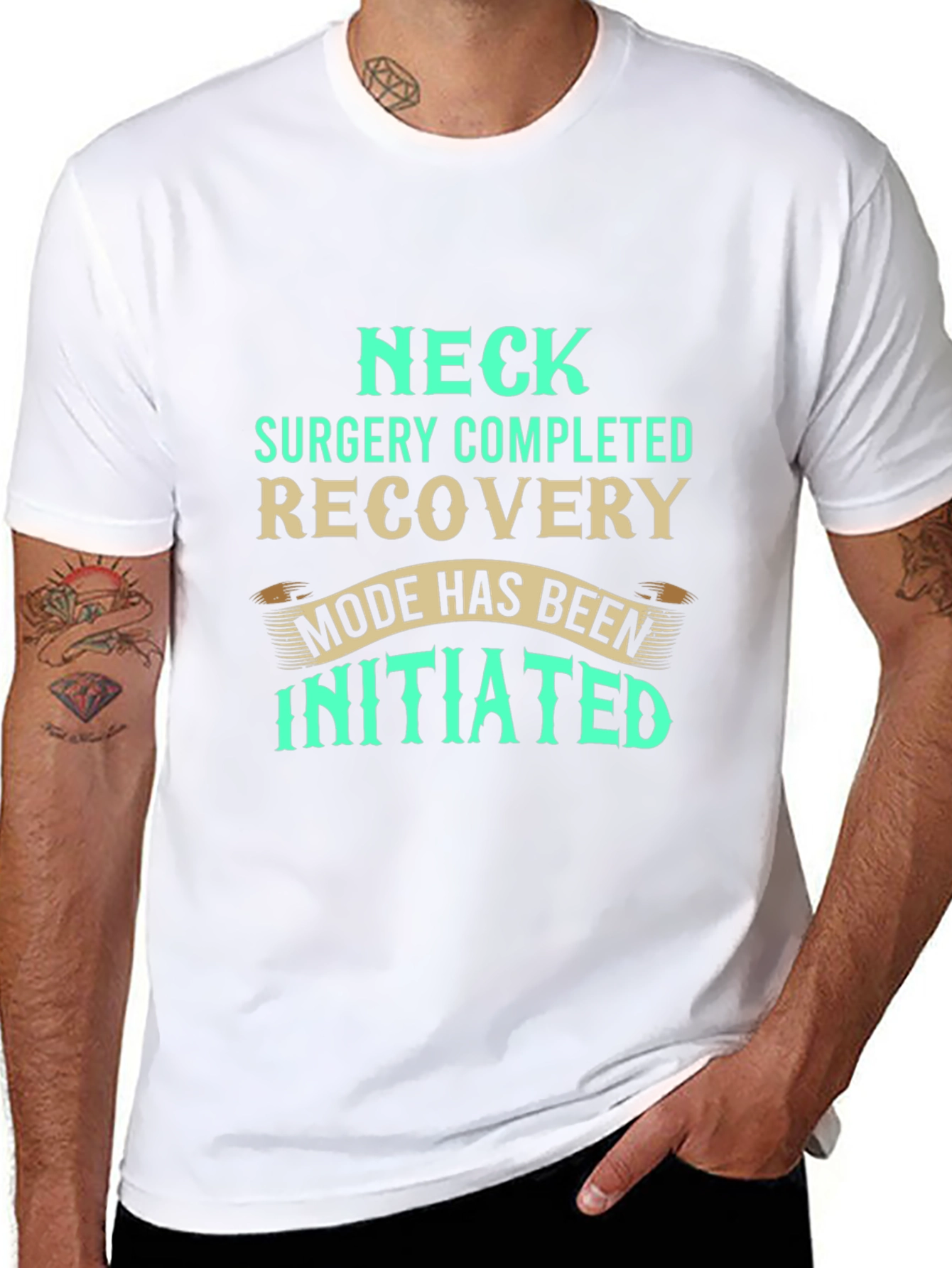 Neck Surgery Recovery Mode T-Shirt