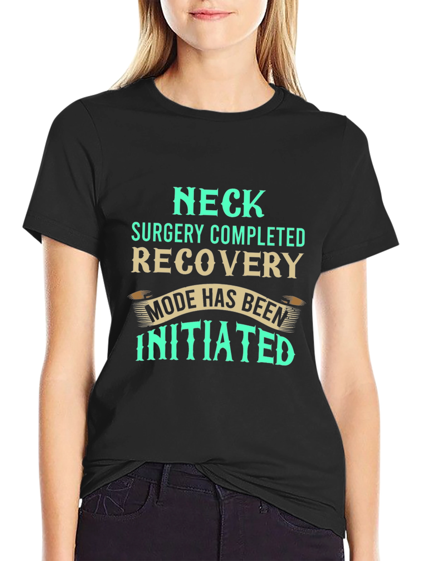 Neck Surgery Recovery Mode T-Shirt