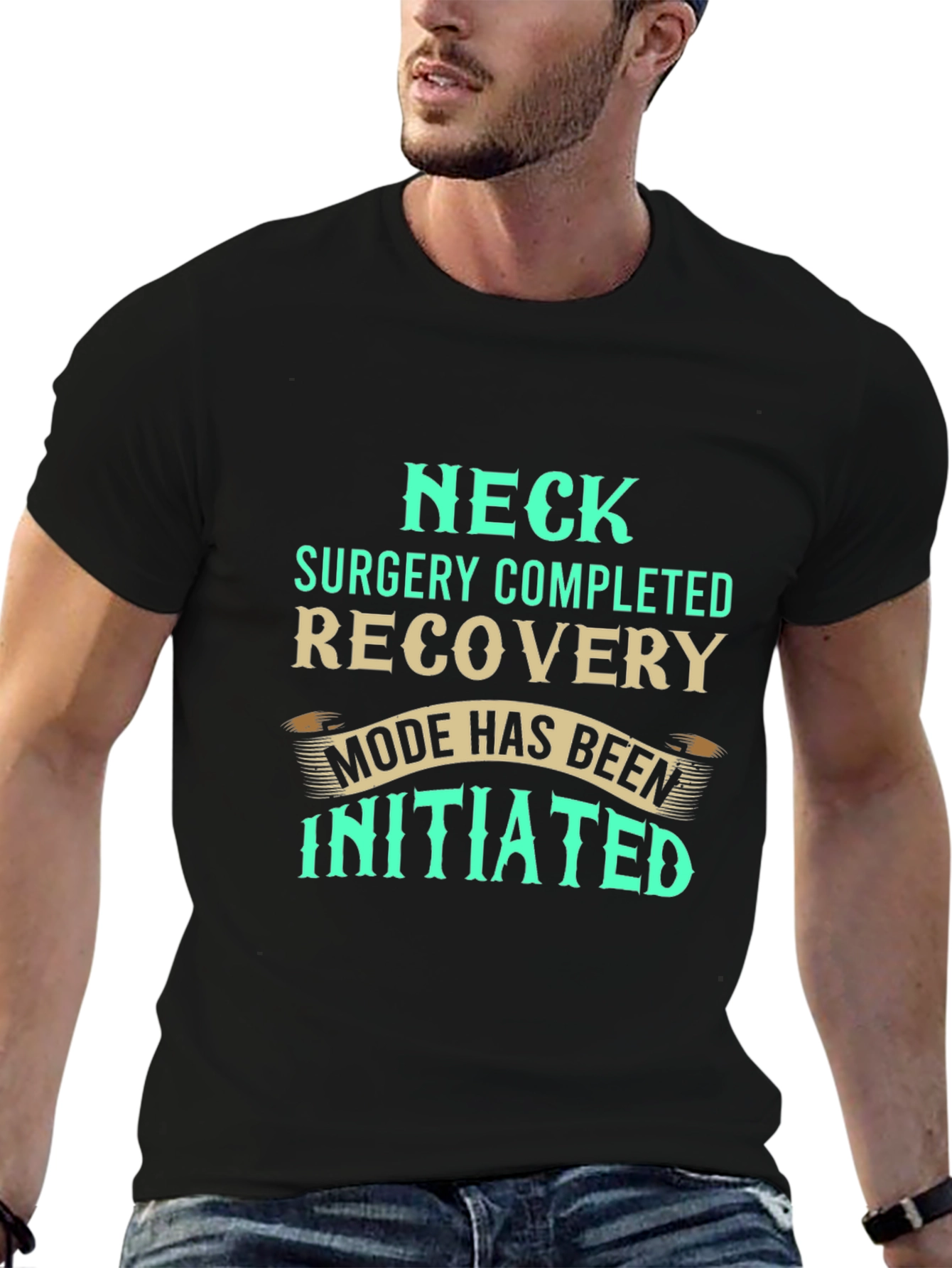 Neck Surgery Recovery Mode T-Shirt
