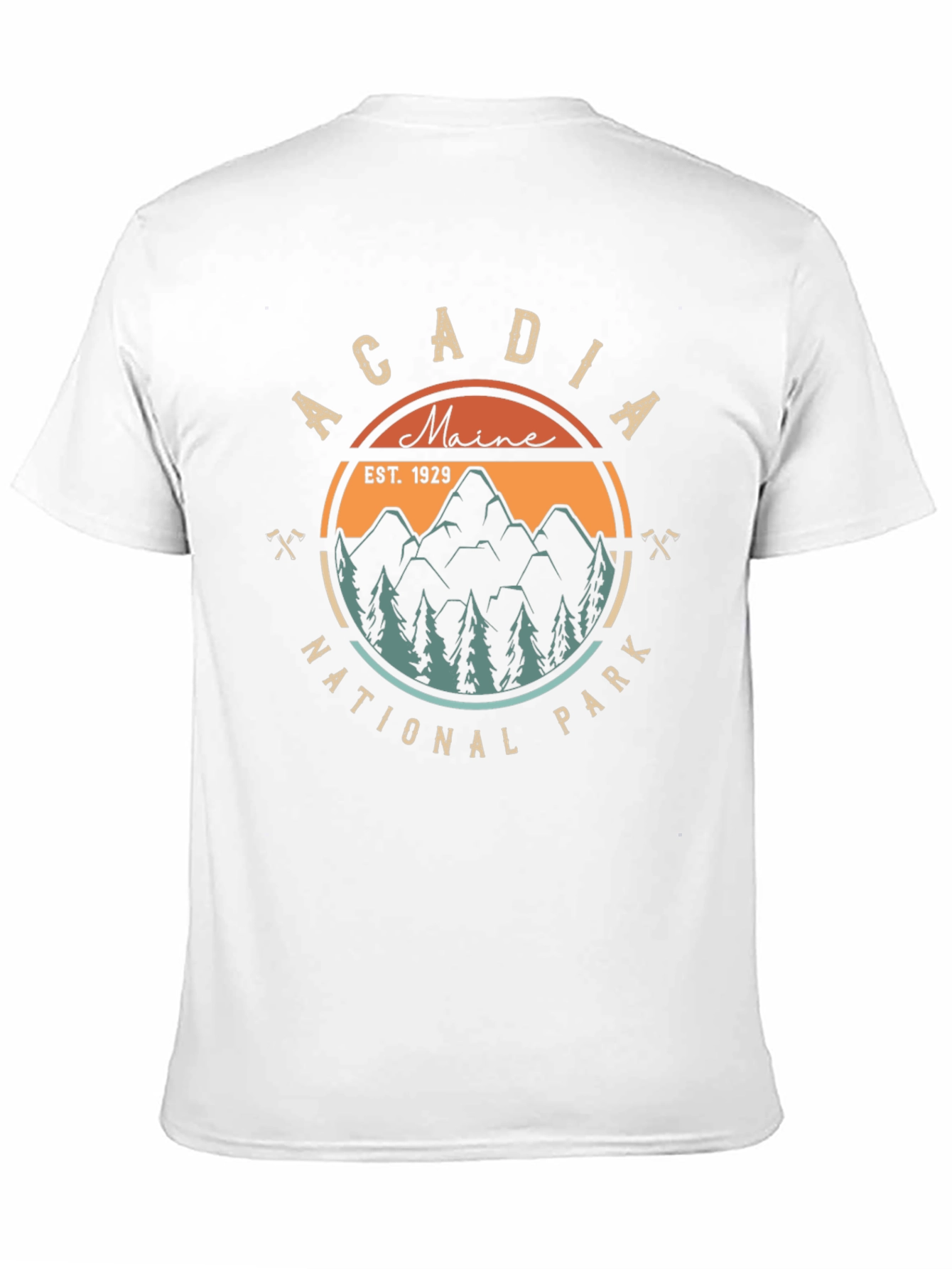 Acadia National Park Black T-Shirt