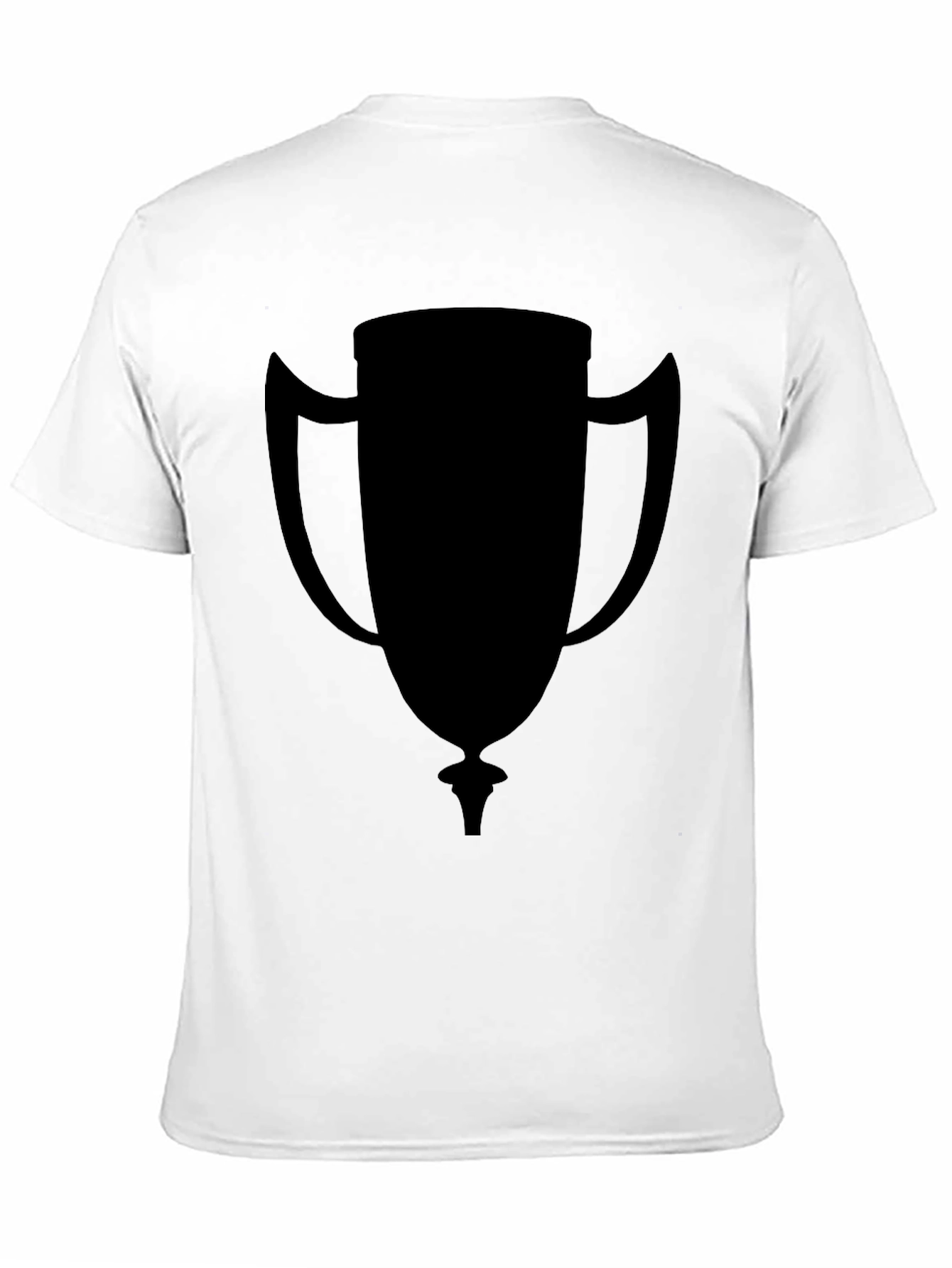 Black Trophy Graphic Tee - Casual Style
