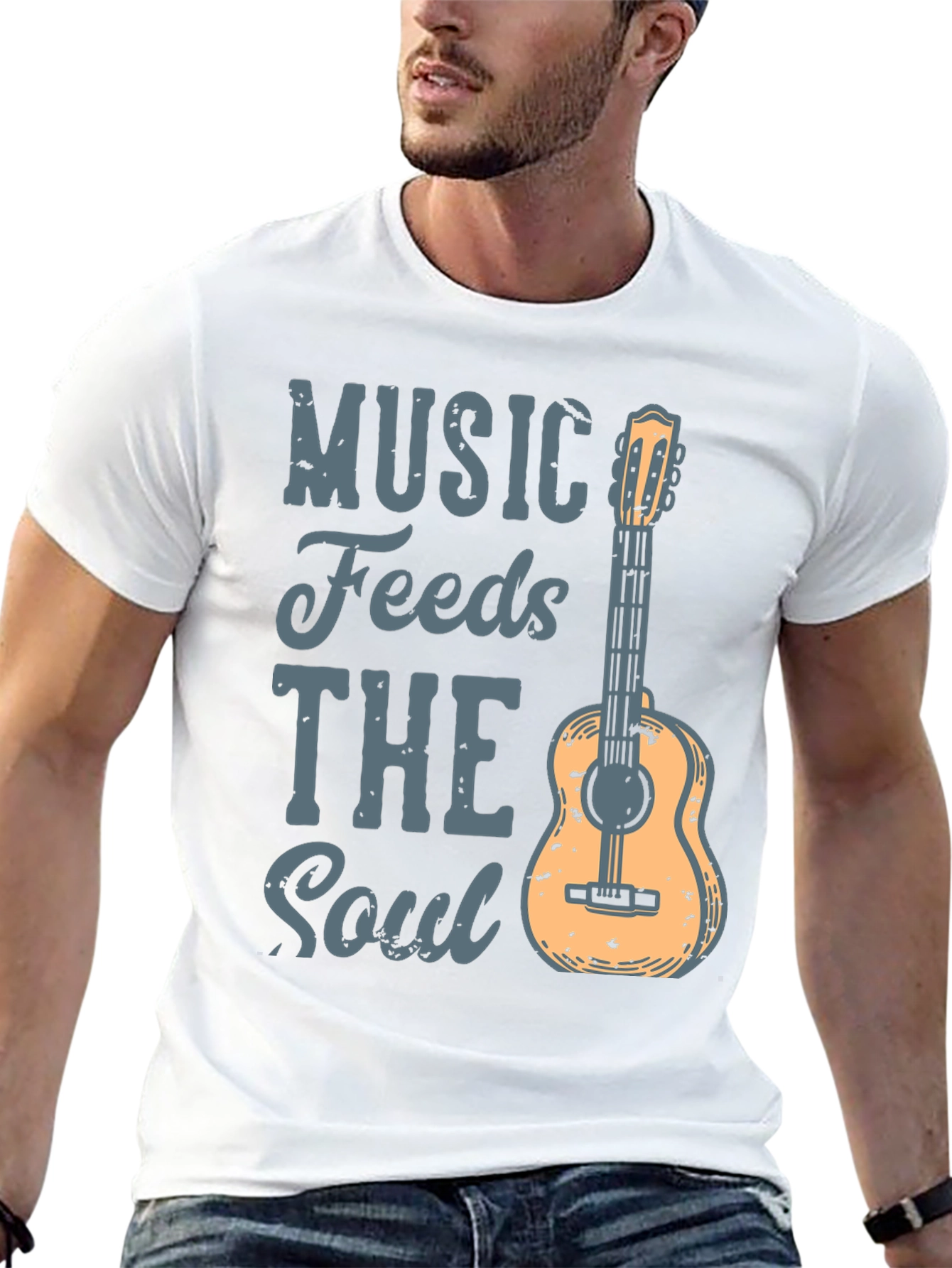 Music Feeds the Soul Graphic Tee