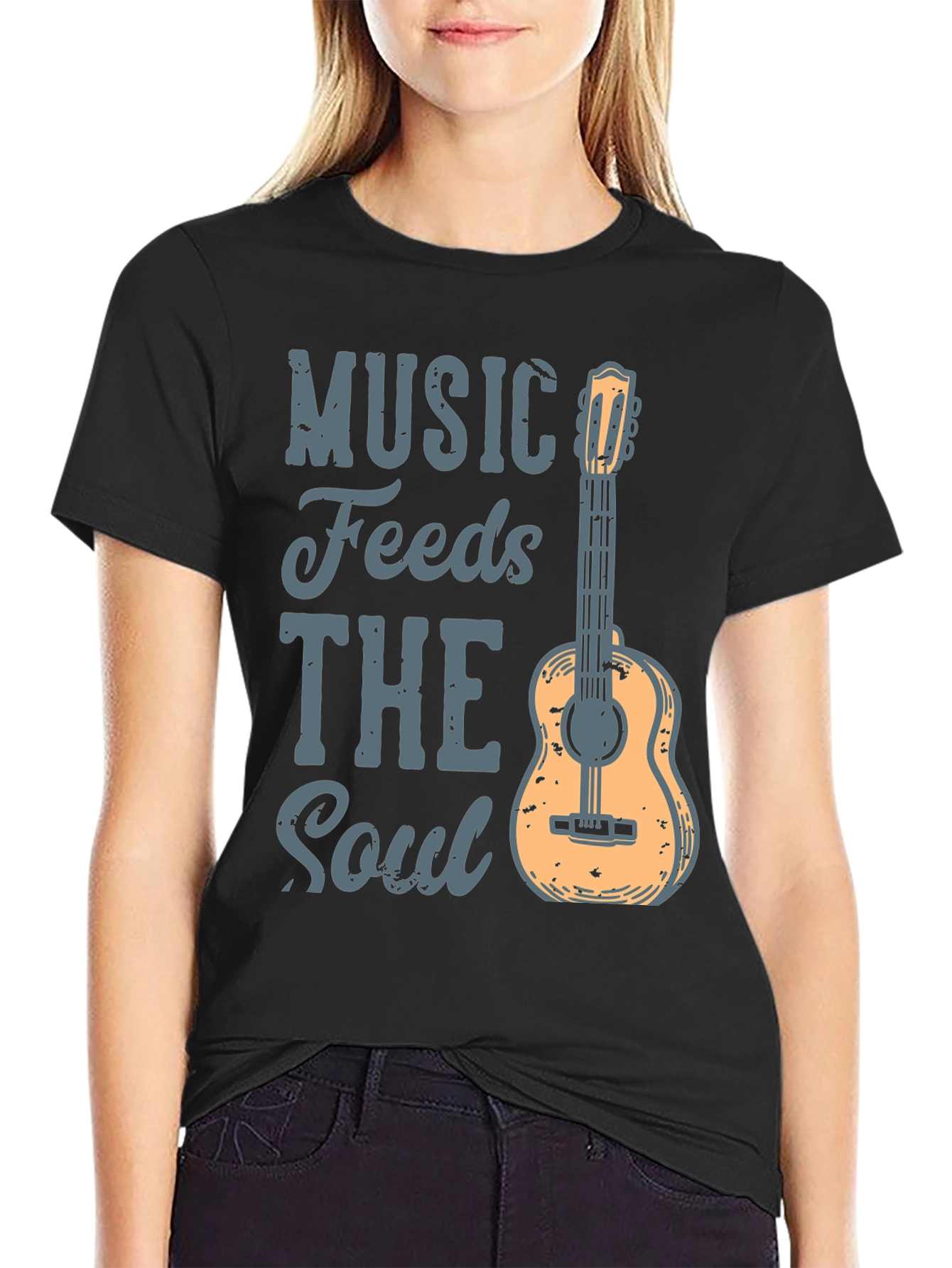 Music Feeds the Soul Graphic Tee