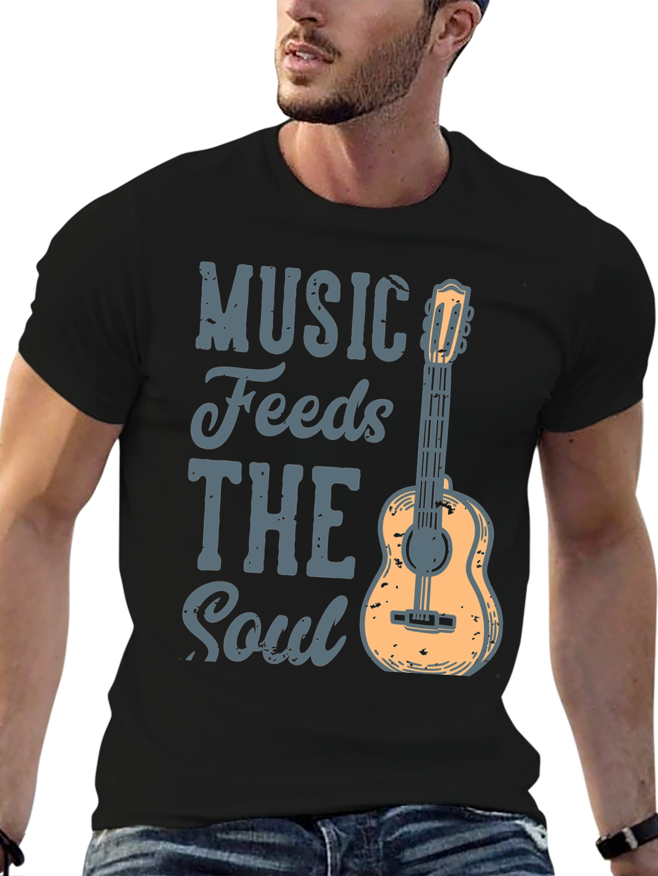 Music Feeds the Soul Graphic Tee