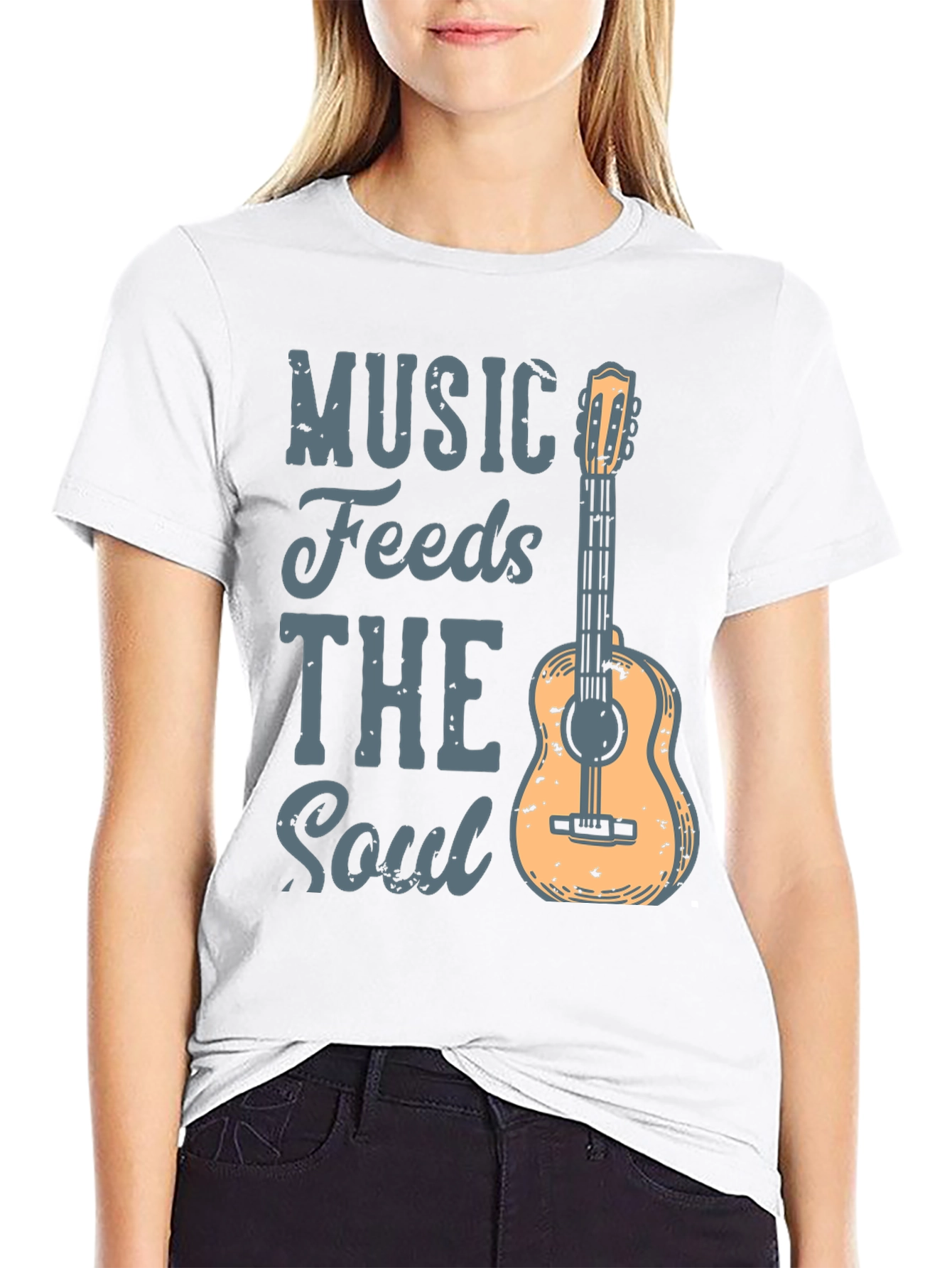 Music Feeds the Soul Graphic Tee