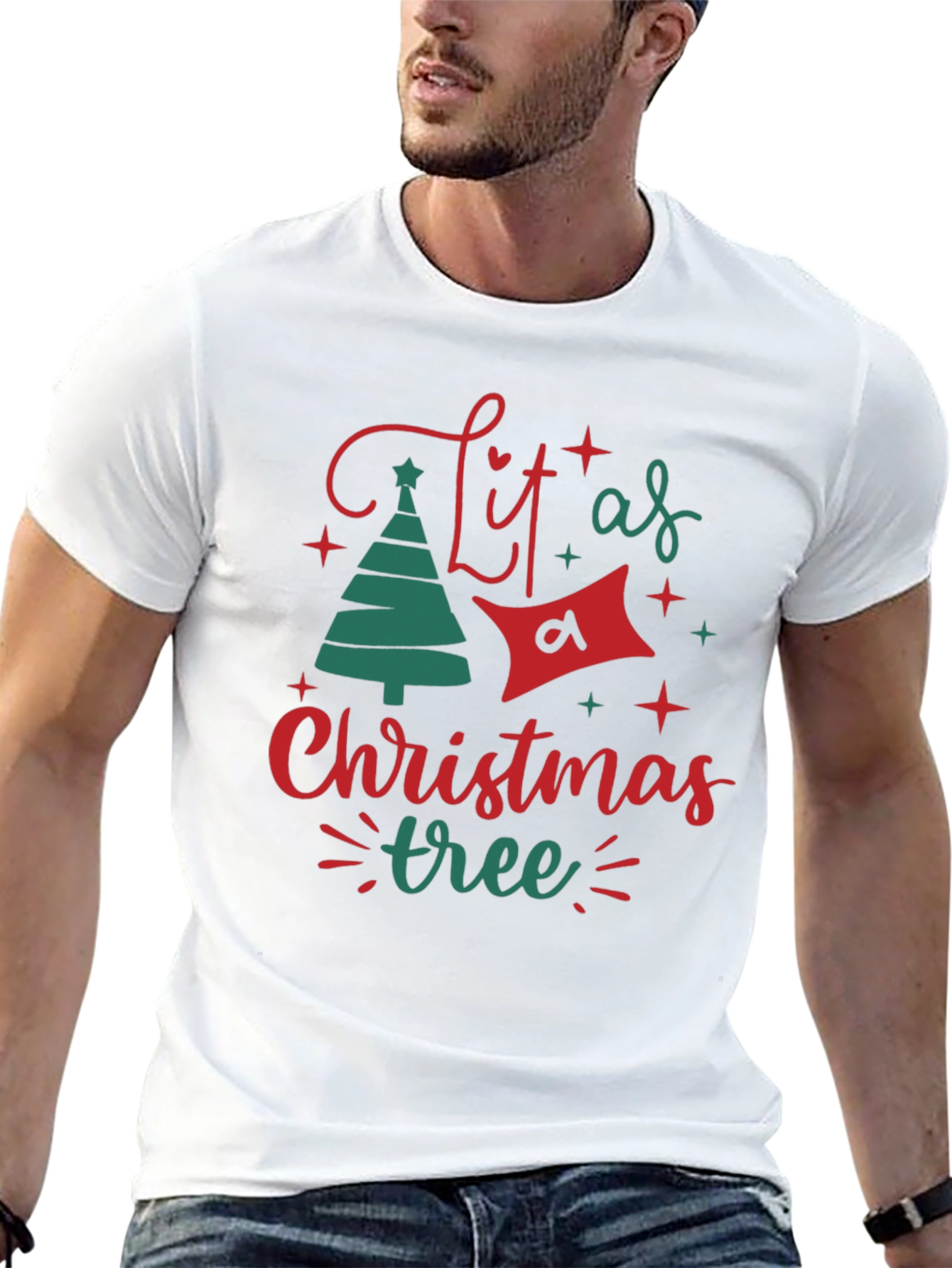 Festive Christmas Tree T-Shirt