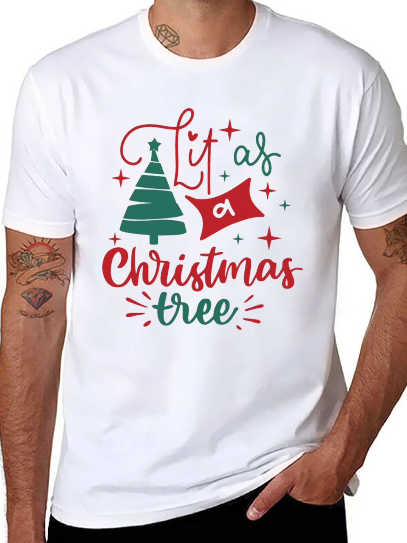 Festive Christmas Tree T-Shirt