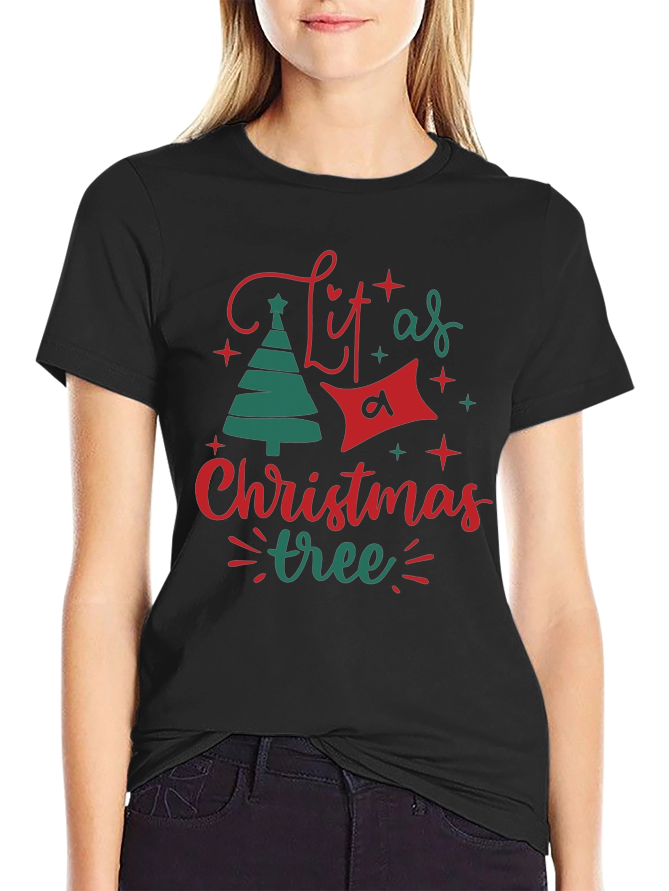 Festive Christmas Tree T-Shirt