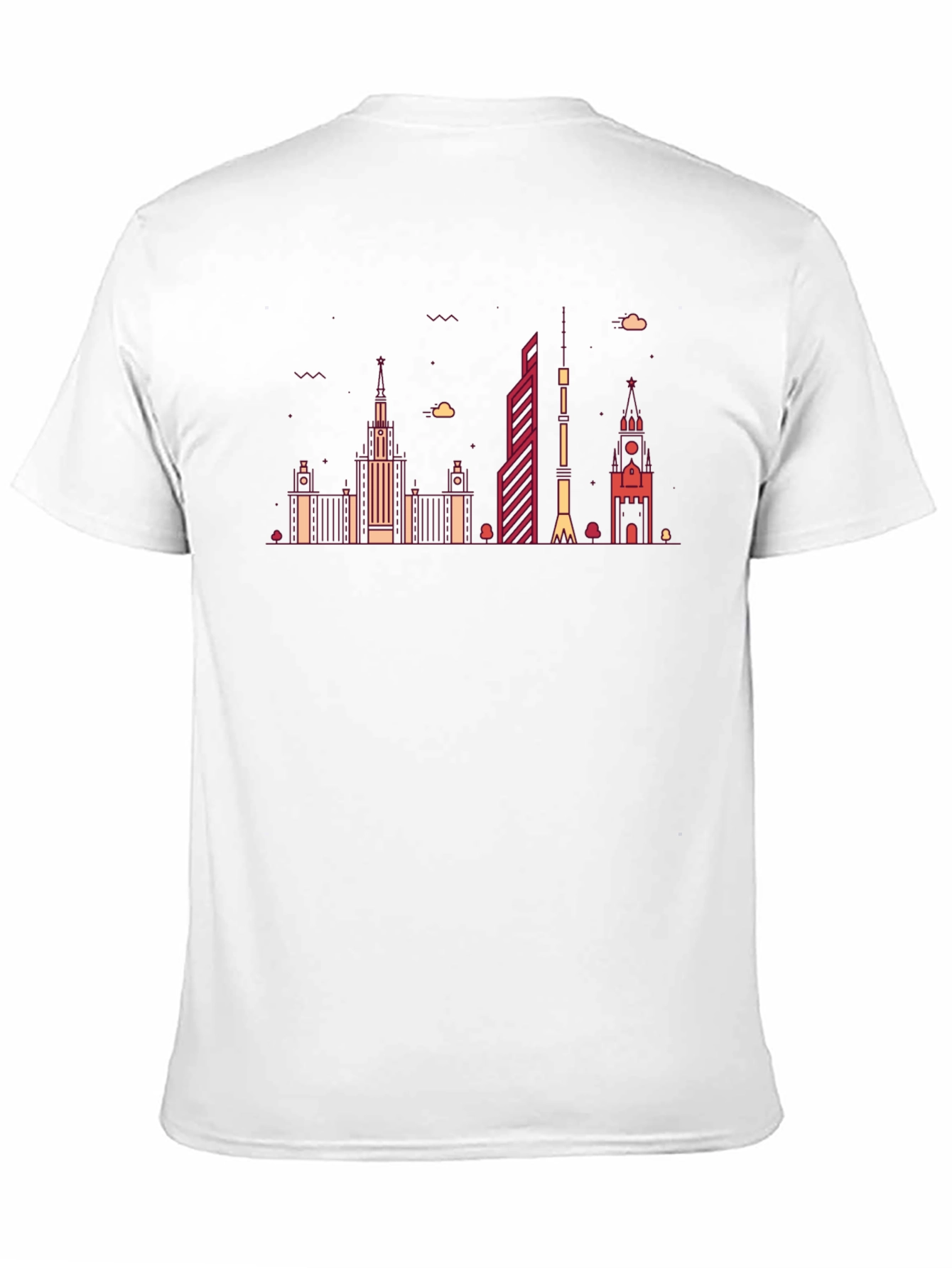 Urban Skyline Graphic Tee - Modern Cityscape Shirt
