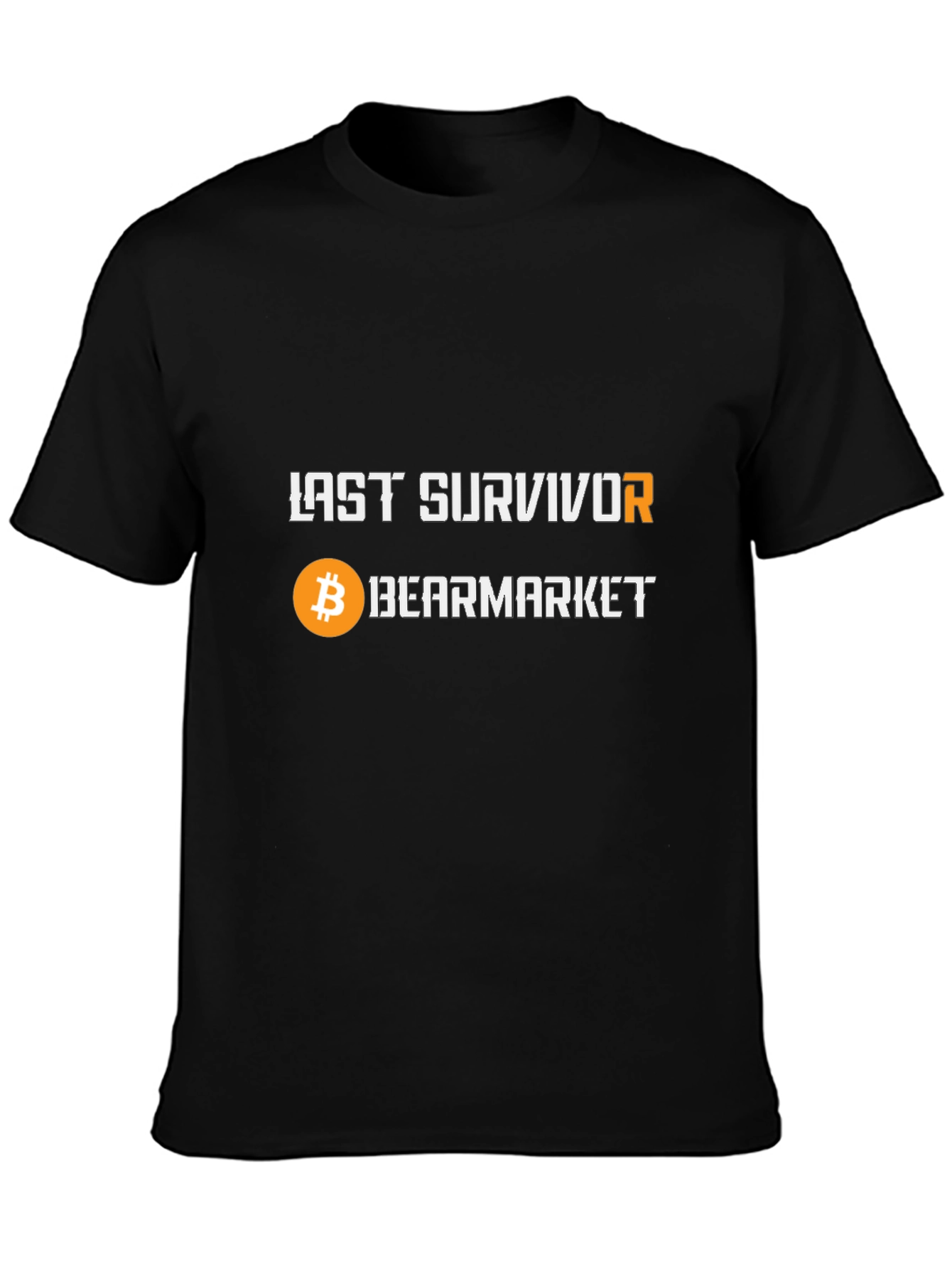 Last Survivor Bearmarket Bitcoin Graphic T-Shirt