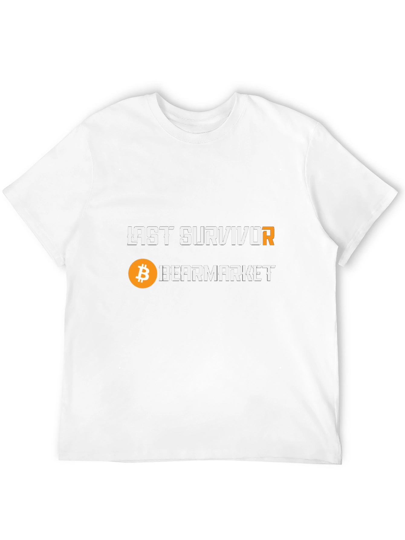 Last Survivor Bearmarket Bitcoin Graphic T-Shirt