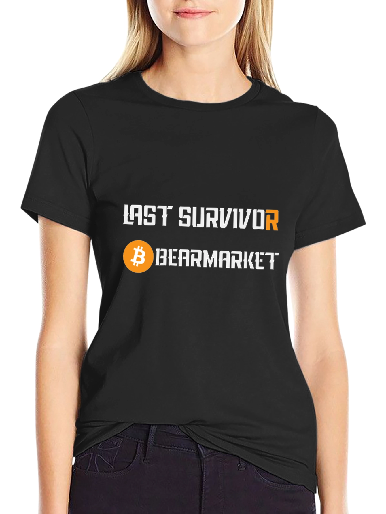 Last Survivor Bearmarket Bitcoin Graphic T-Shirt