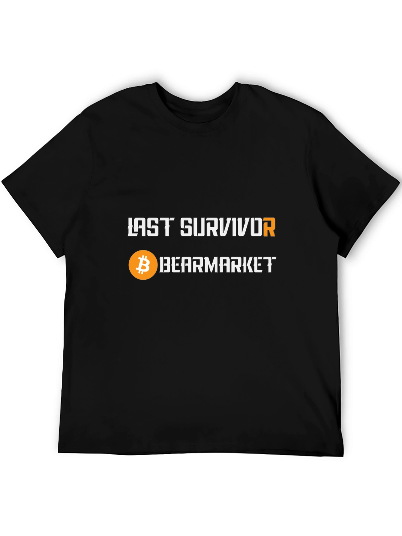Last Survivor Bearmarket Bitcoin Graphic T-Shirt
