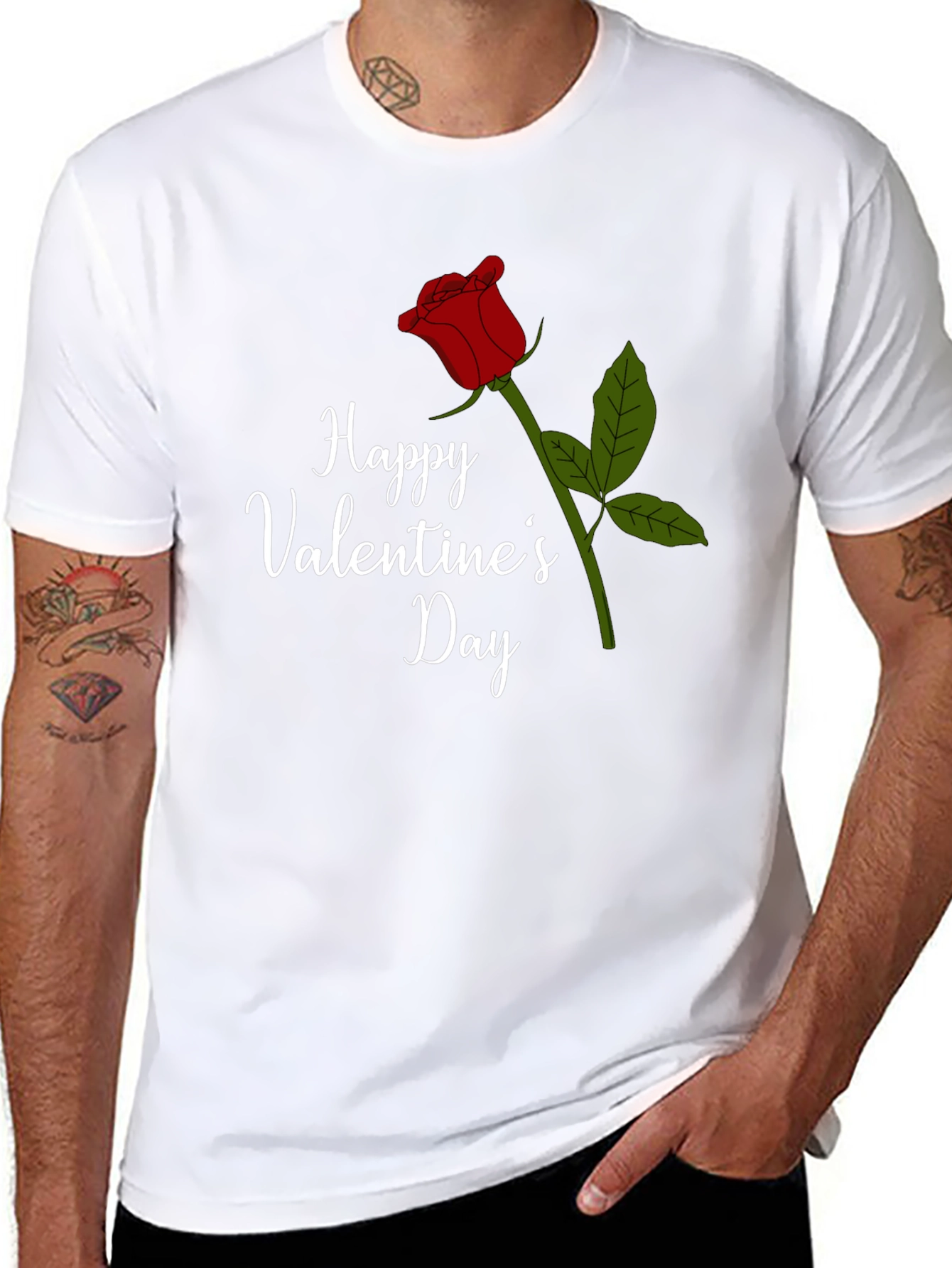 Happy Valentines Day Rose T-Shirt