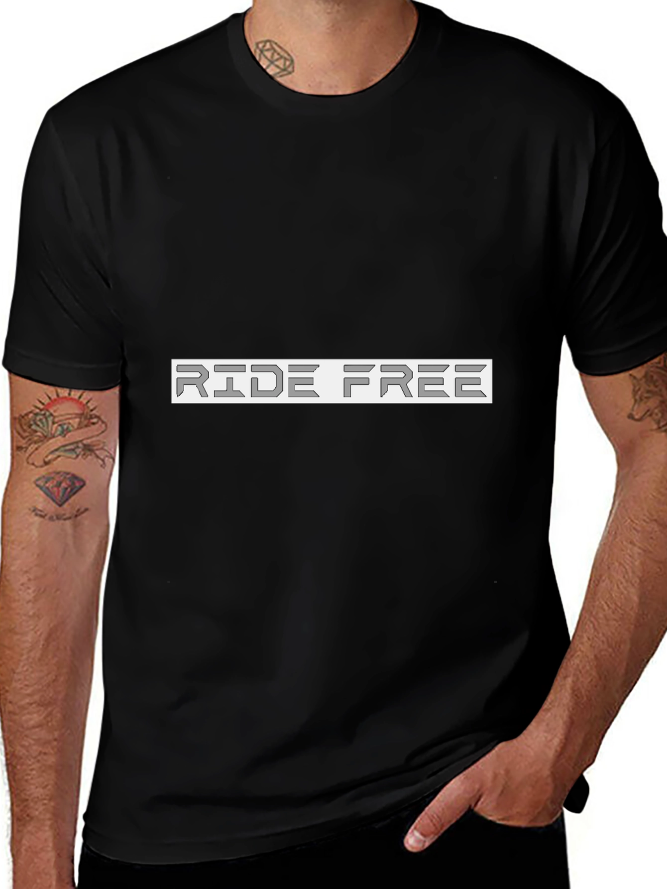Ride Free Black T-Shirt