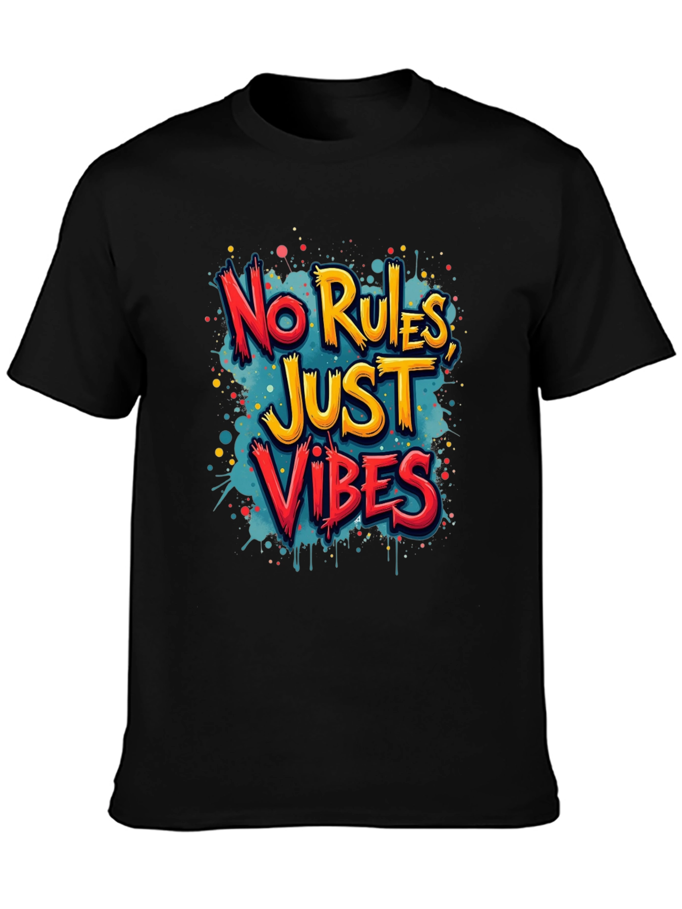 No Rules Just Vibes Graphic Tee