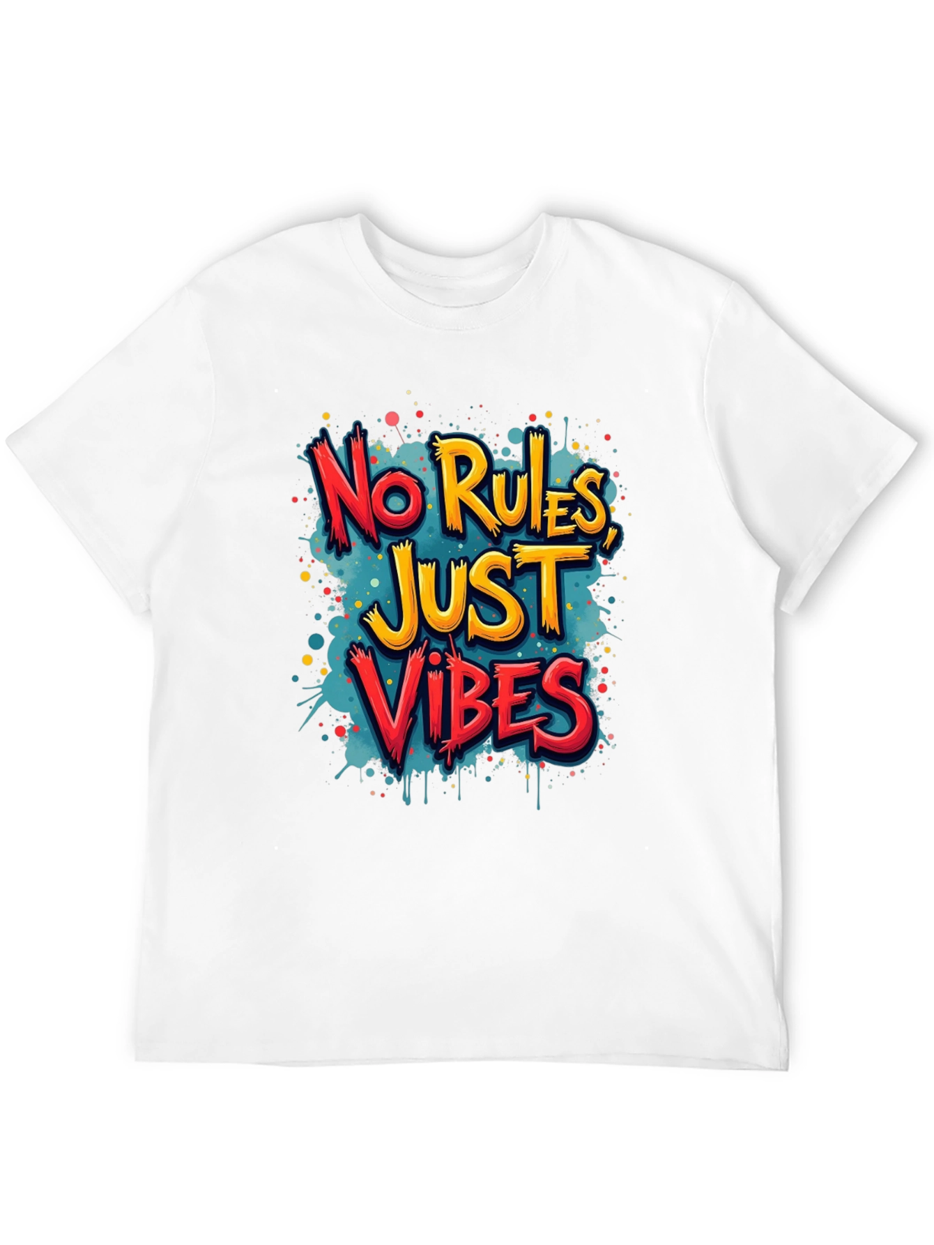 No Rules Just Vibes Graphic Tee