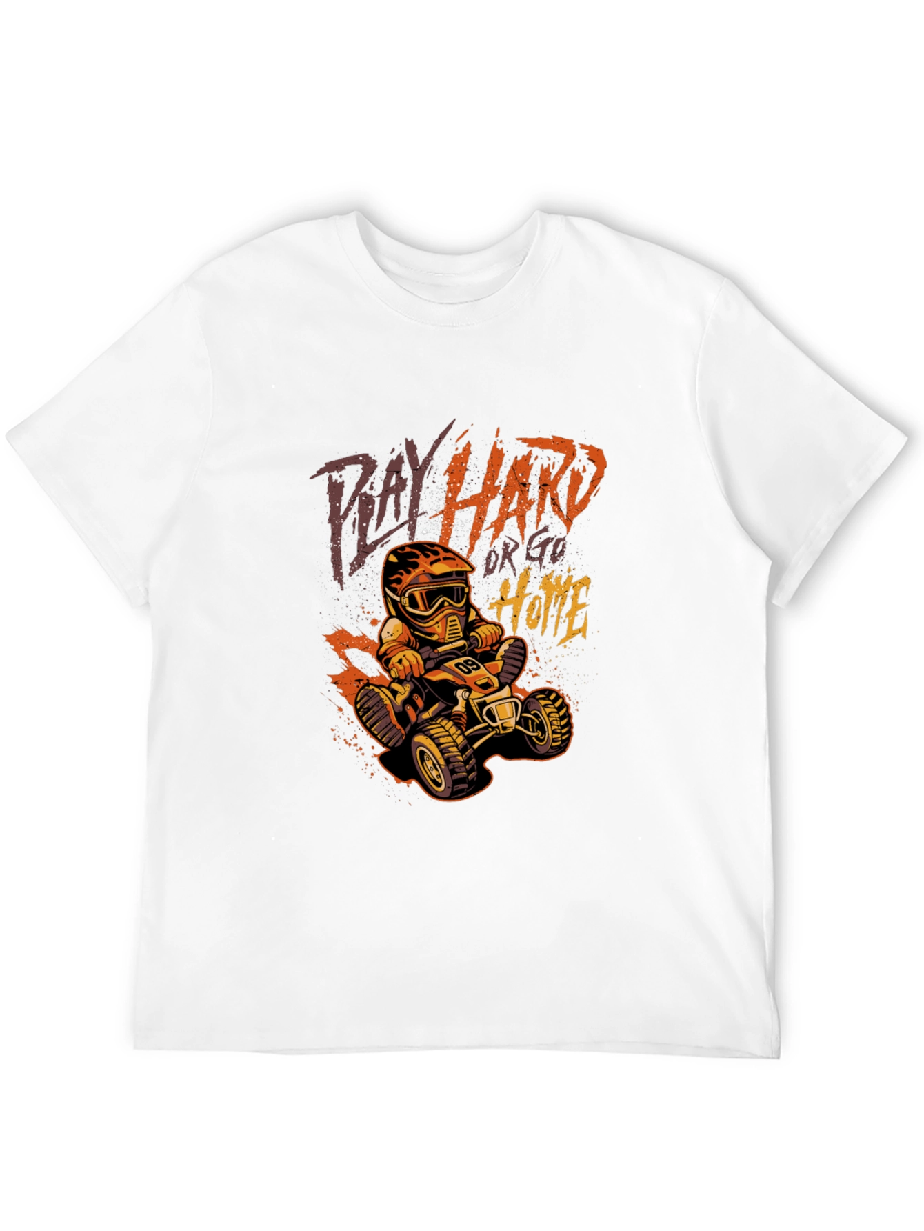 Play Hard ATV Rider Black T-Shirt