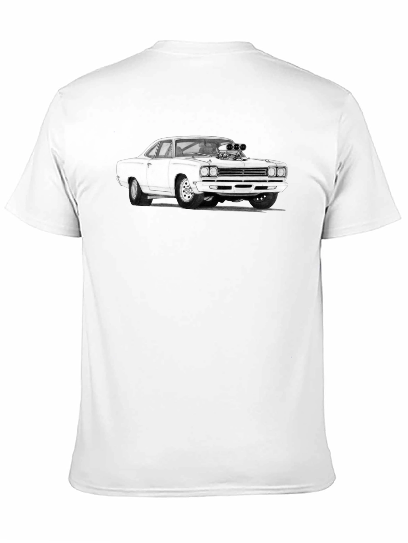 Classic Car Graphic T-Shirt - Black Cotton Tee