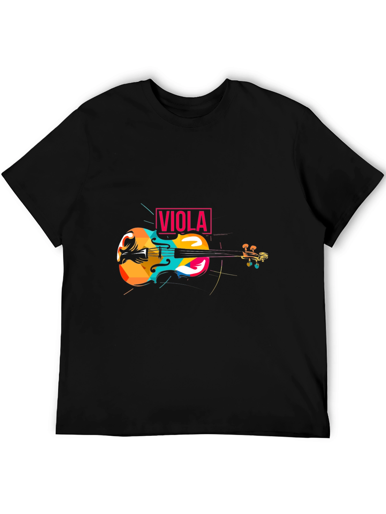 Colorful Viola Graphic T-Shirt