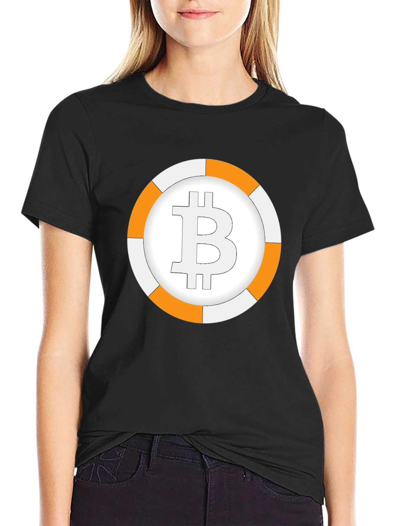 Bitcoin Roundel Graphic T-Shirt - Black