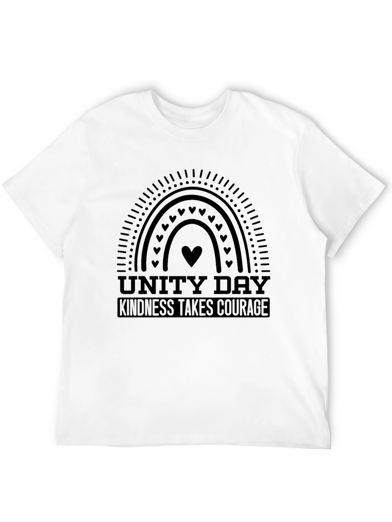 Unity Day Kindness Takes Courage Graphic Tee