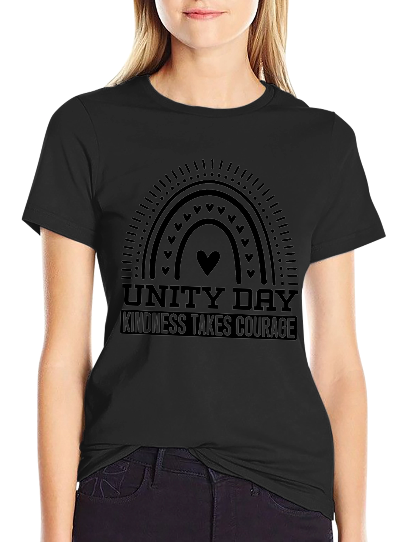 Unity Day Kindness Takes Courage Graphic Tee