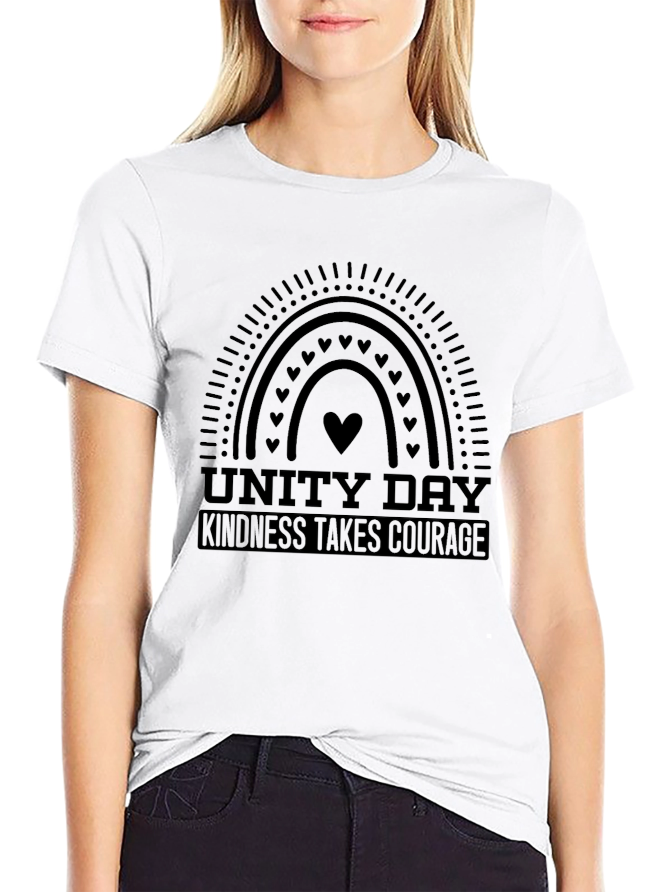 Unity Day Kindness Takes Courage Graphic Tee