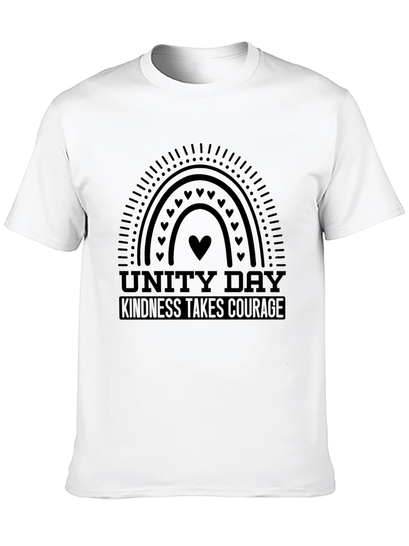 Unity Day Kindness Takes Courage Graphic Tee