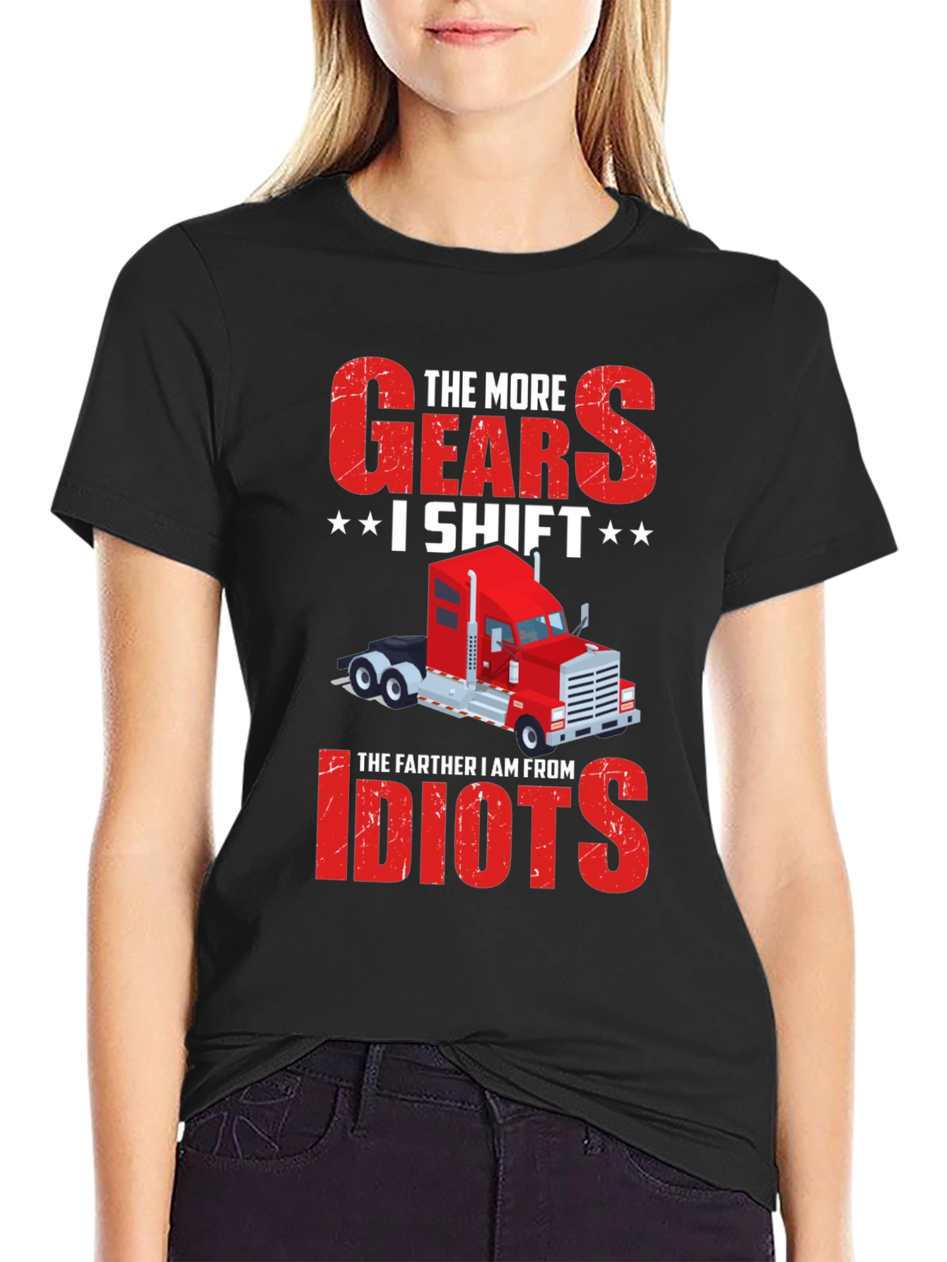 Truckers Gears T-Shirt - Funny Truck Driver Gift