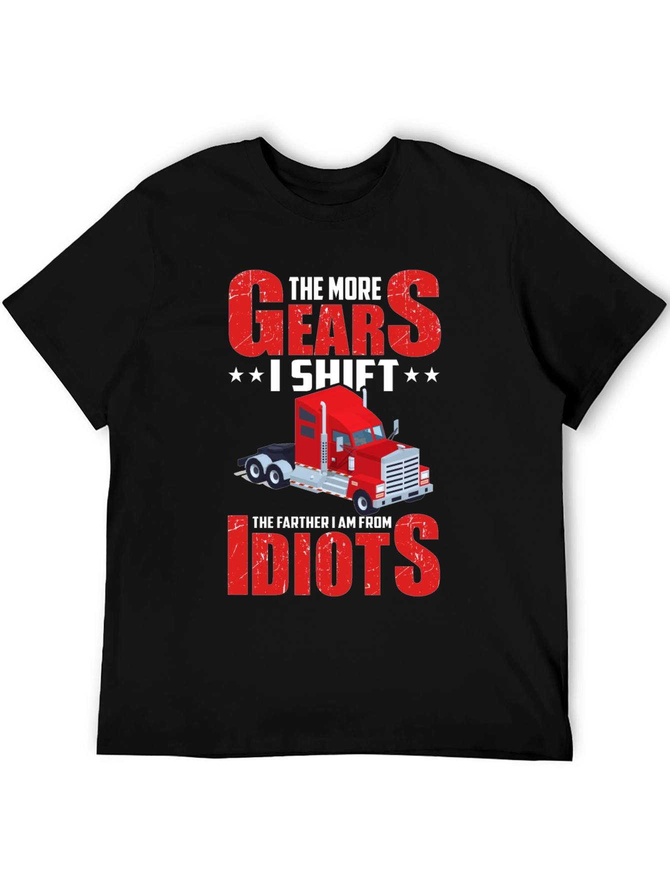 Truckers Gears T-Shirt - Funny Truck Driver Gift