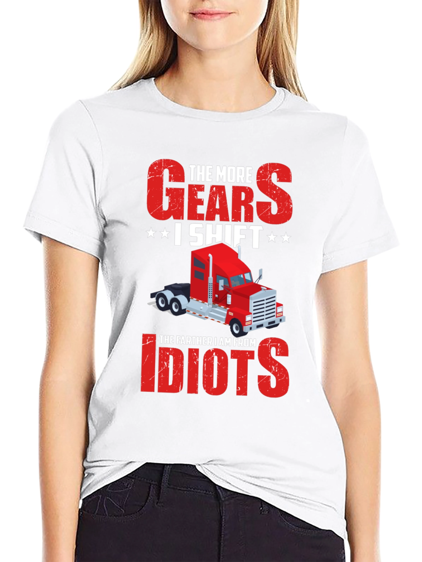 Truckers Gears T-Shirt - Funny Truck Driver Gift