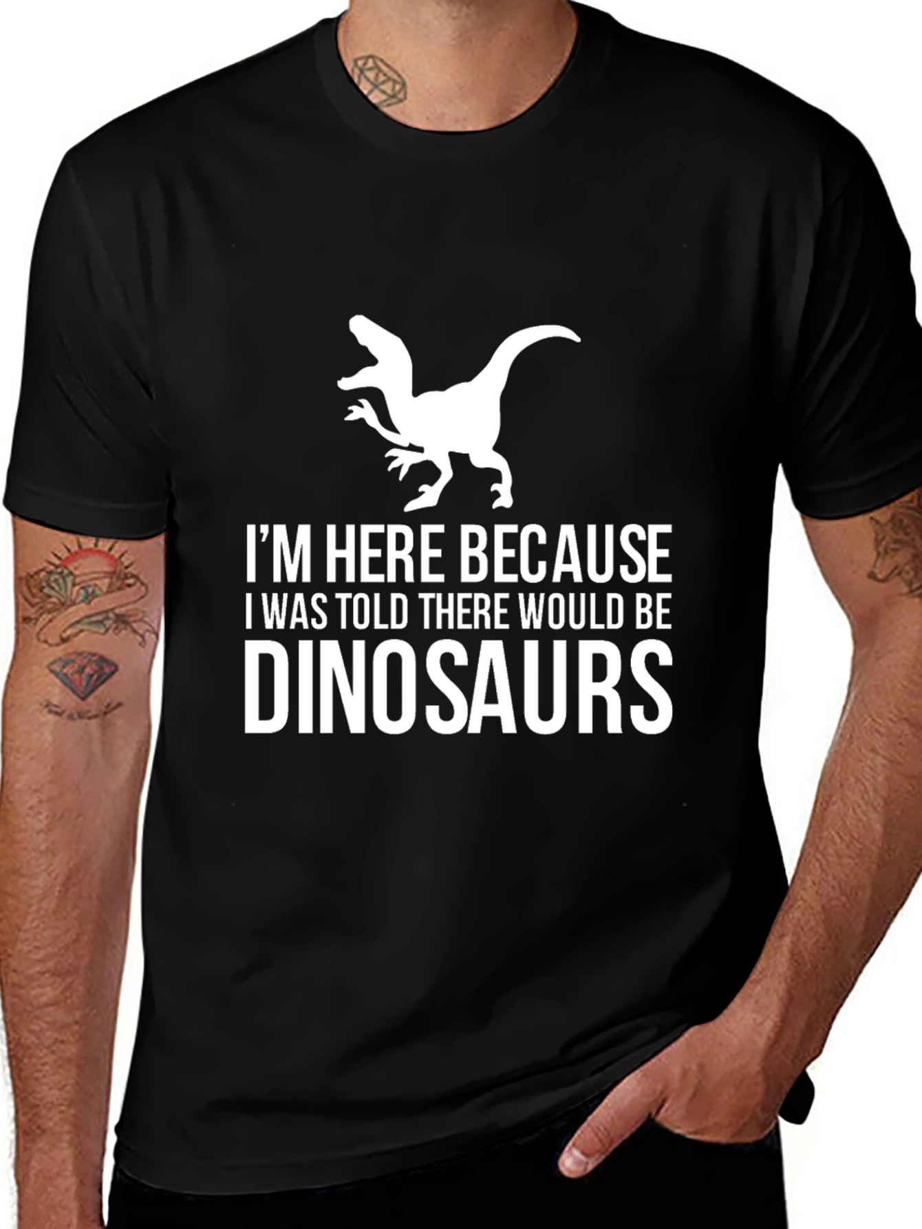 Dinosaur T-Shirt - Funny Graphic Tee