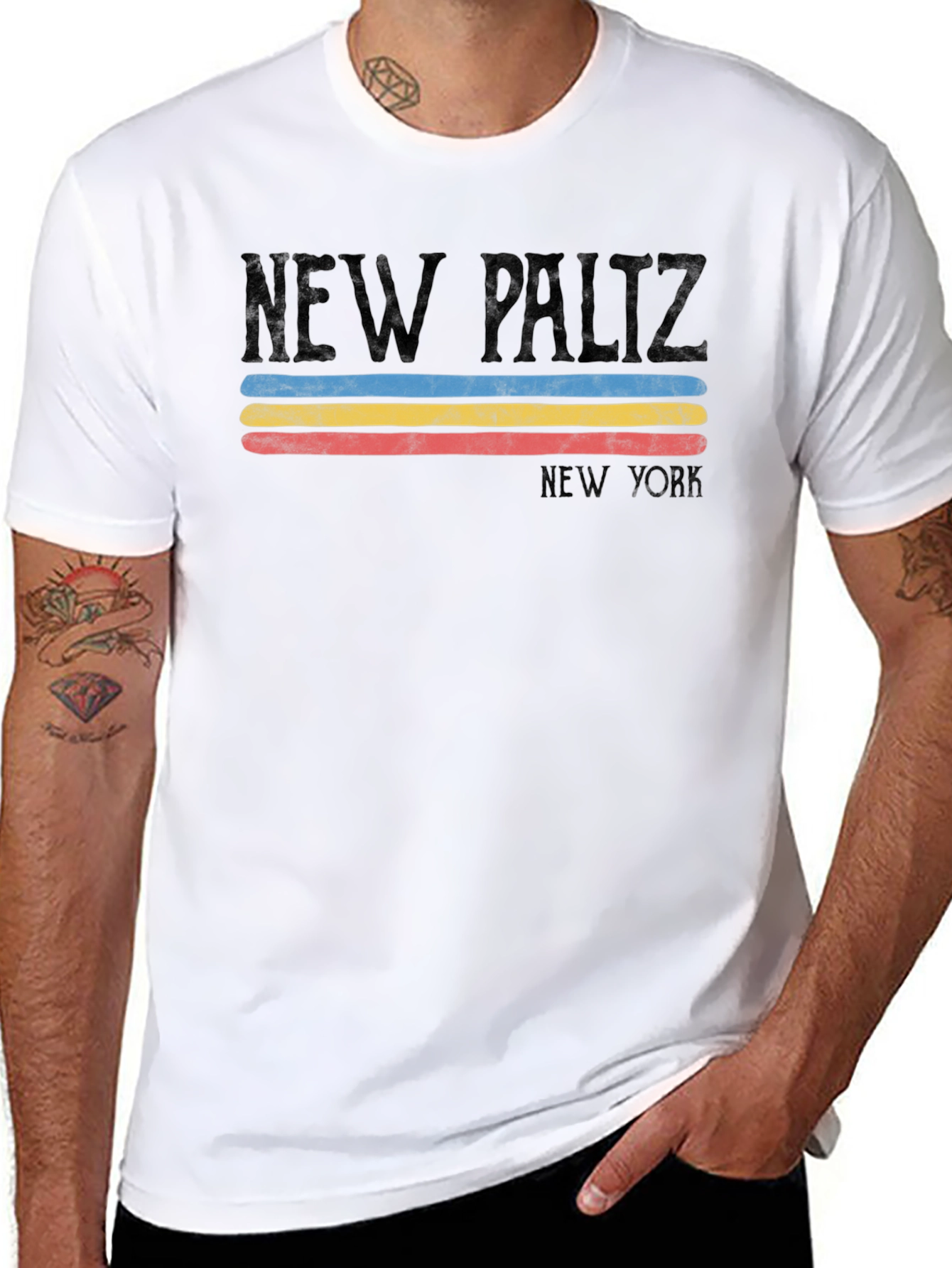 New Paltz New York Retro T-Shirt