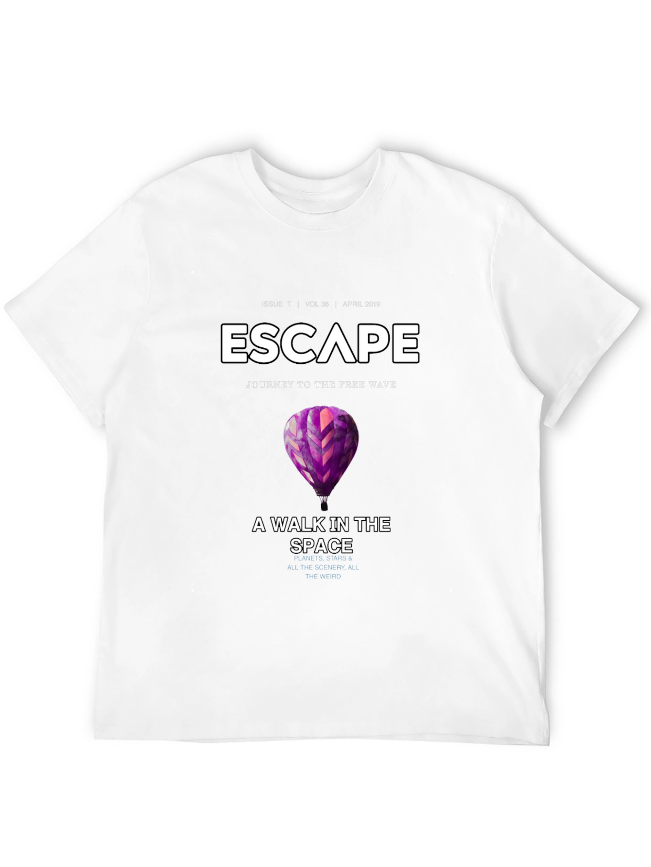 Escape Black Graphic T-Shirt