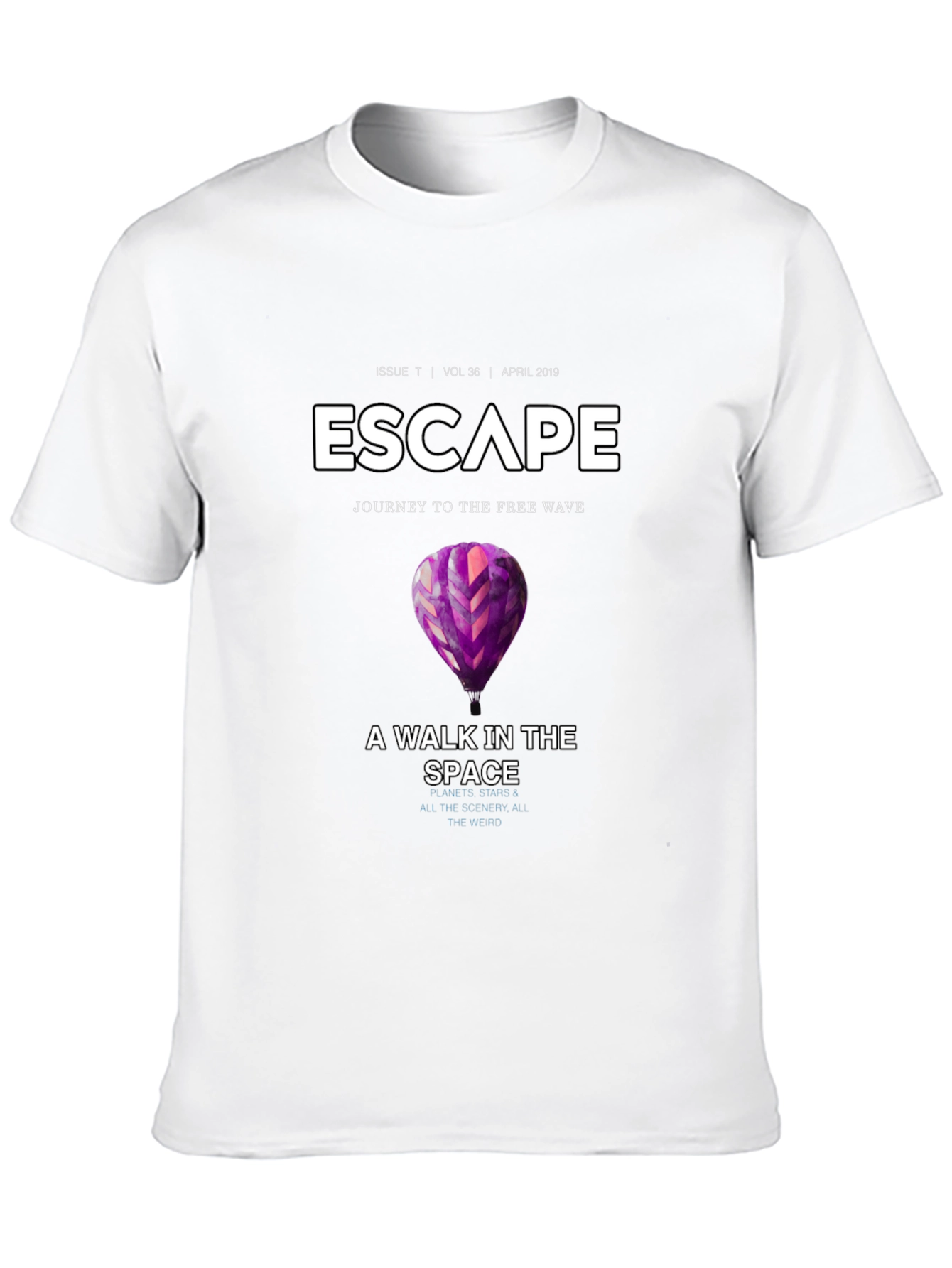Escape Black Graphic T-Shirt